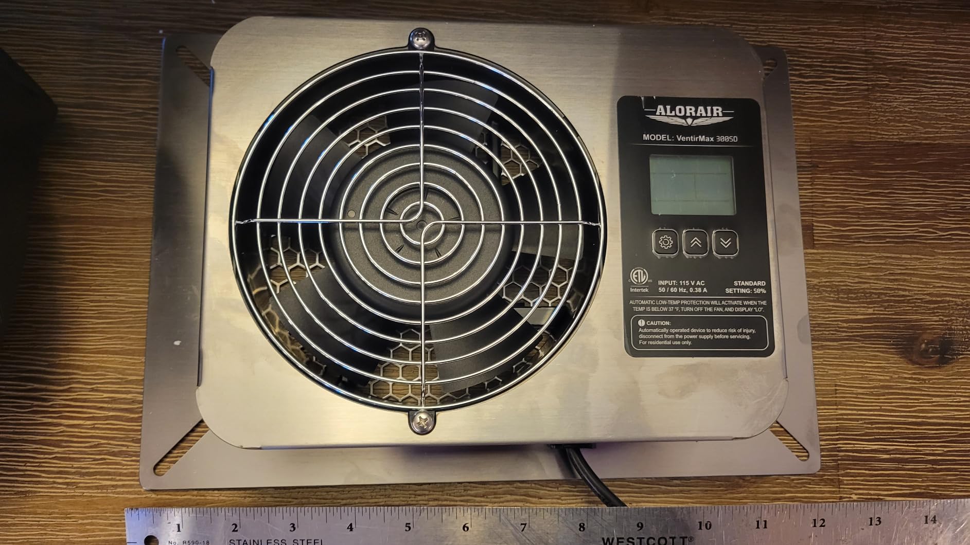 ALORAIR 570 CFM Crawl Space Fan with Humidistat and Digital Display customer photo 1
