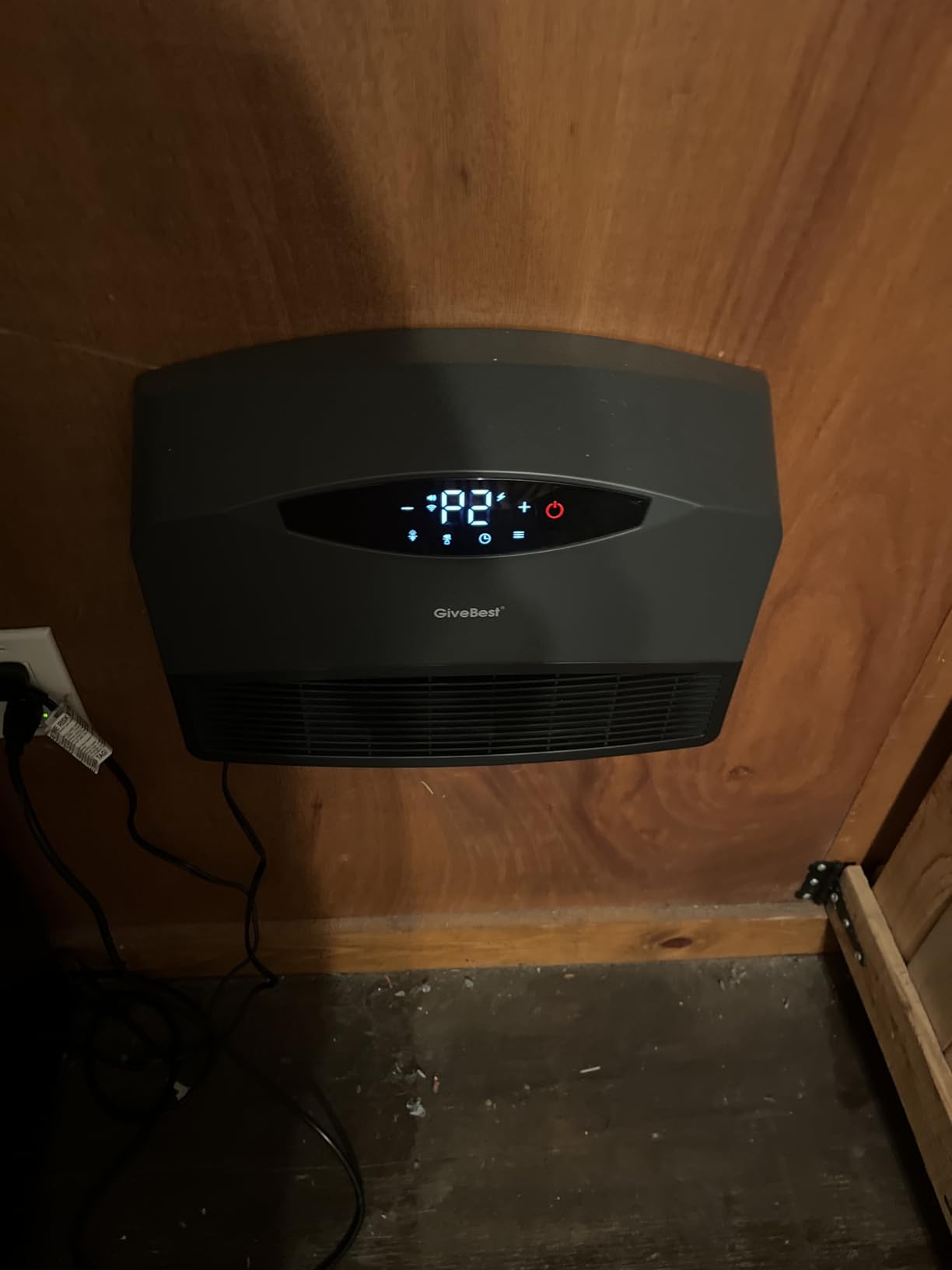 GiveBest 1500W Electric Wall Heater with WiFi & Remote Control | Wall-Mounted, Large Room Coverage, 3 Heating Modes, Fast Heating, Thermostat, 24 H Timer, Works with Alexa for Indoor Use customer photo 2