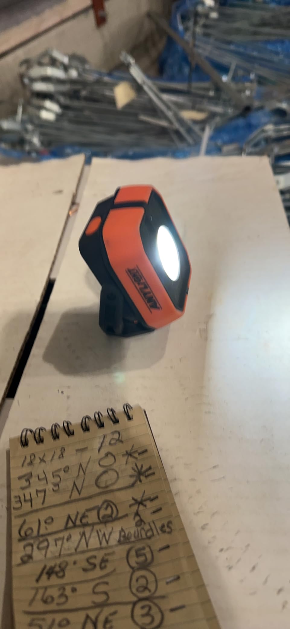 Work Light, Magnetic Rechargeable Light with 4 Modes, 150°Rotation customer photo 2