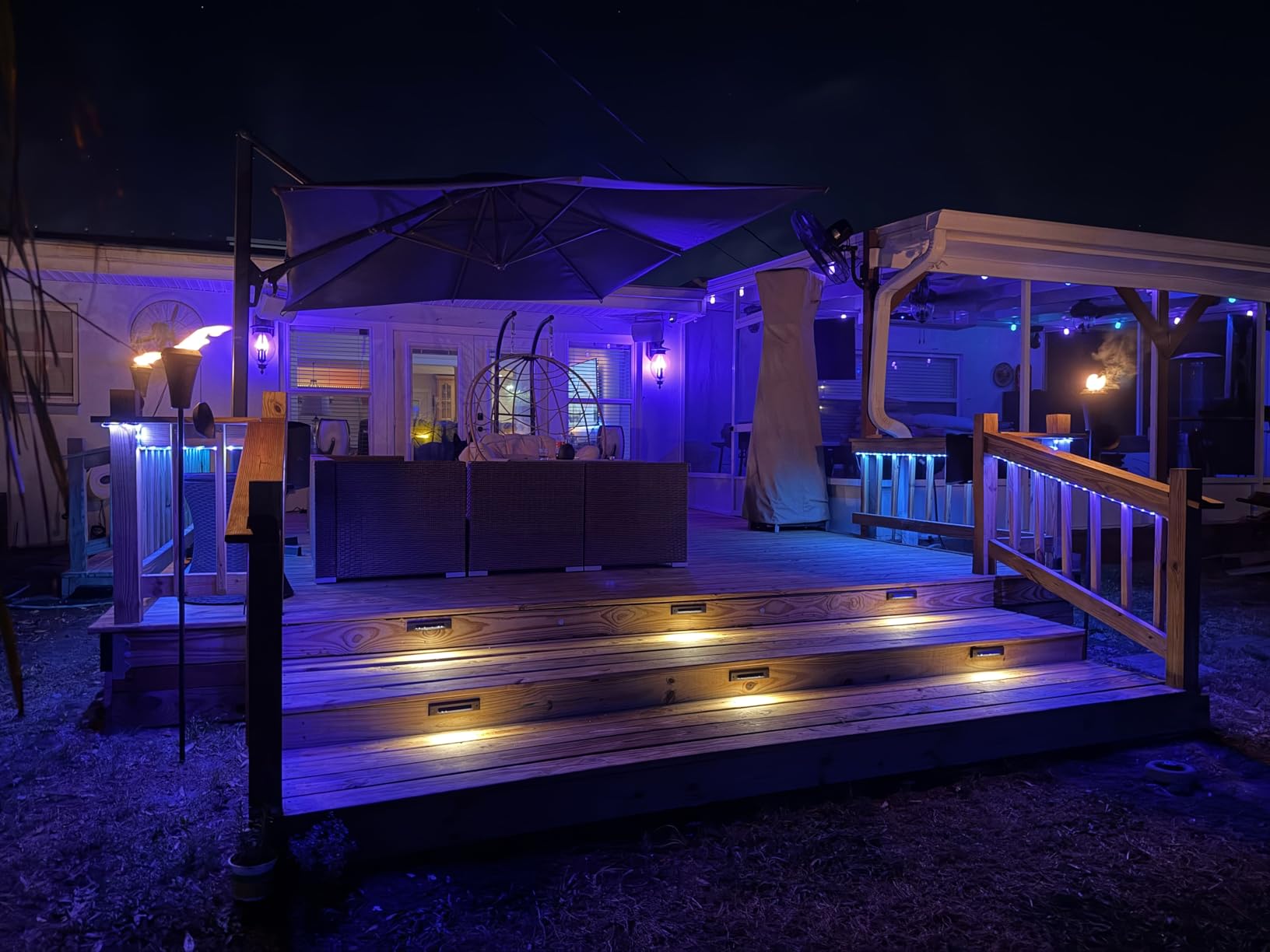 Govee Outdoor LED Strip Lights, 32.8ft Smart Outdoor Lights Work with Alexa and Google Assistant, App Control, IP65 Waterproof, RGBIC LED Lights for Patio, Eave, Holiday Decorations customer photo 2