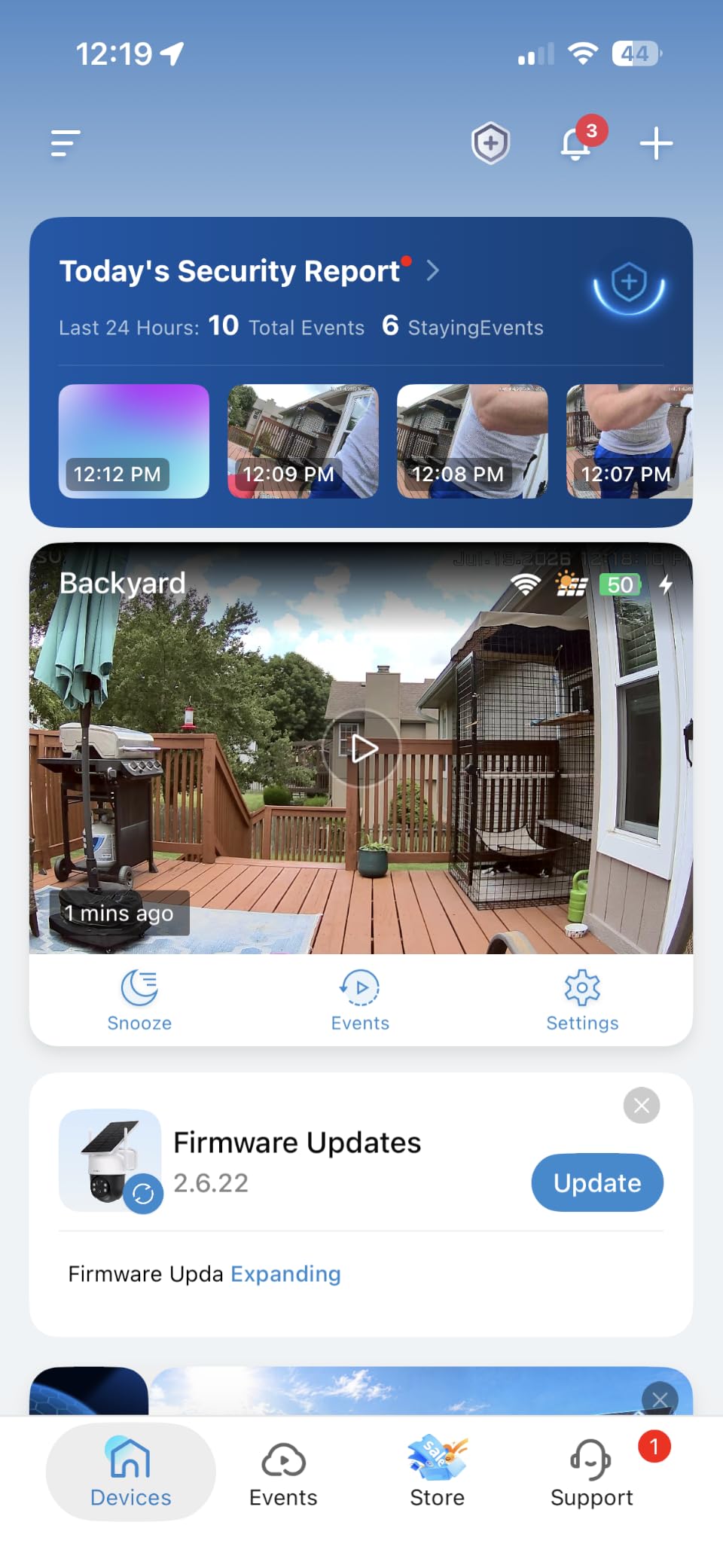 aosu Solar Camera Outdoor Wireless for Home Surveillance,Fixed Solar Panel | Easy to Set up,360° Full Coverage,Auto Person Tracking,2K Clarity&Full-Color Night Vision,Two-Way Talk,2.4GHz WiFi only customer photo 2
