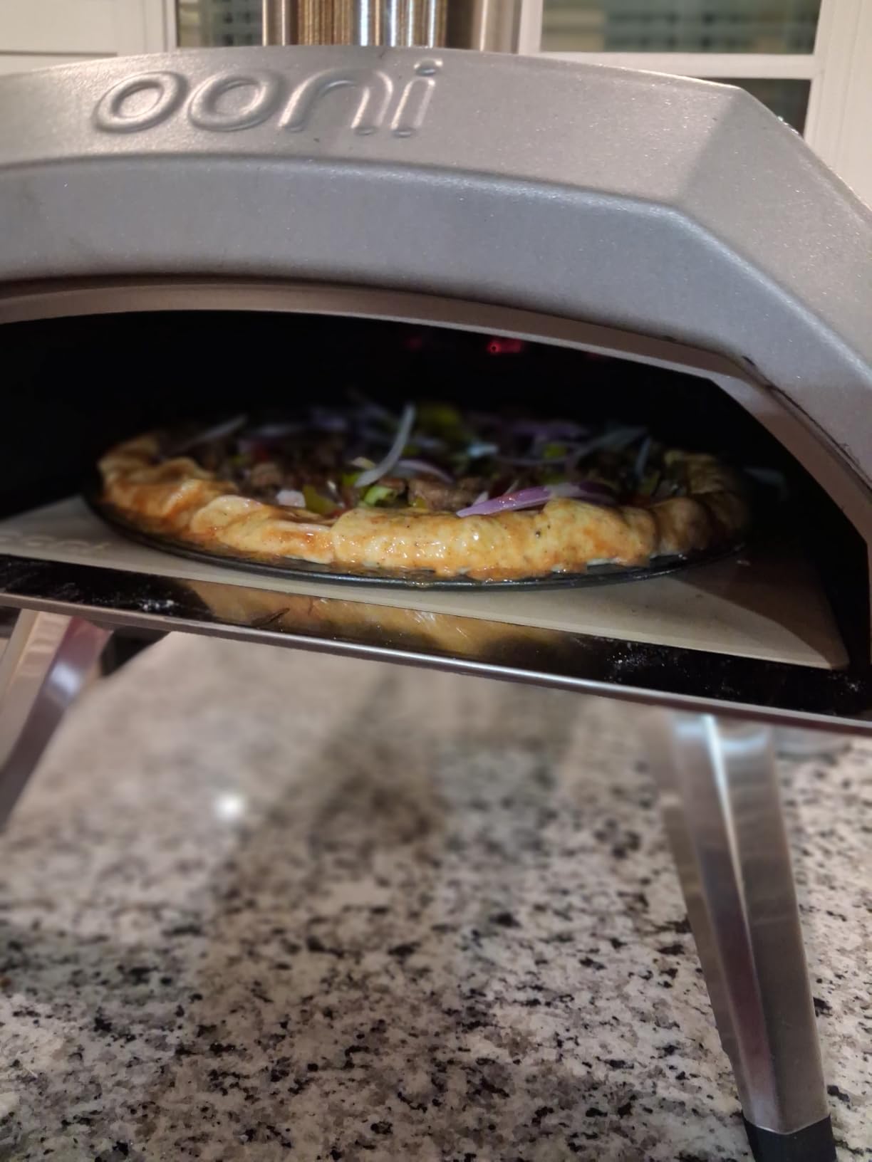 Ooni Karu 12 Multi-fuel Outdoor Portable Pizza Oven - Reaches 950°F and Cooks 12 Inch Pizzas in 60 Seconds. Versatile Wood or Propane Gas Fired Grill with Pizza Stone customer photo 2
