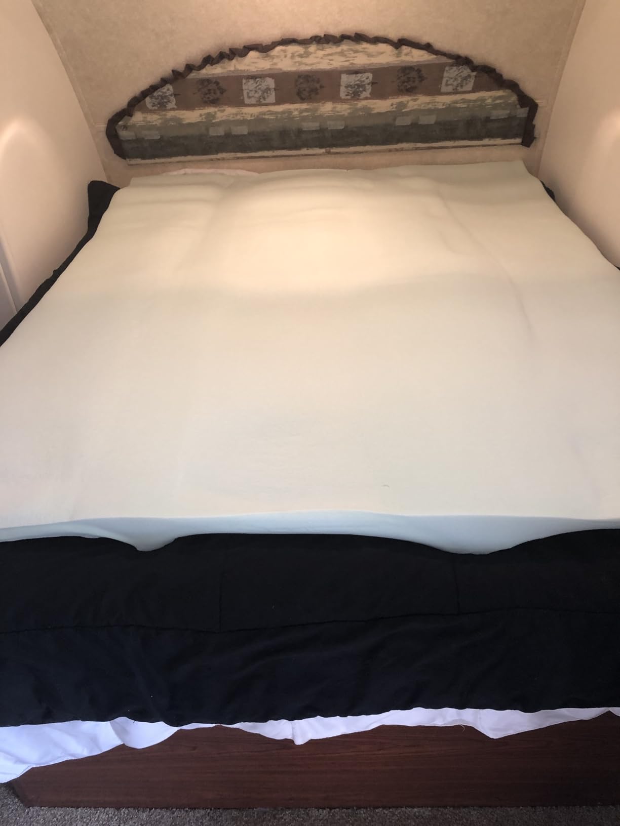 ZINUS 2 Inch Green Tea Memory Foam Mattress Topper, Pressure-Relieving Layer, Ideal for Back Pain Relief, CertiPUR-US Certified, Queen customer photo 2