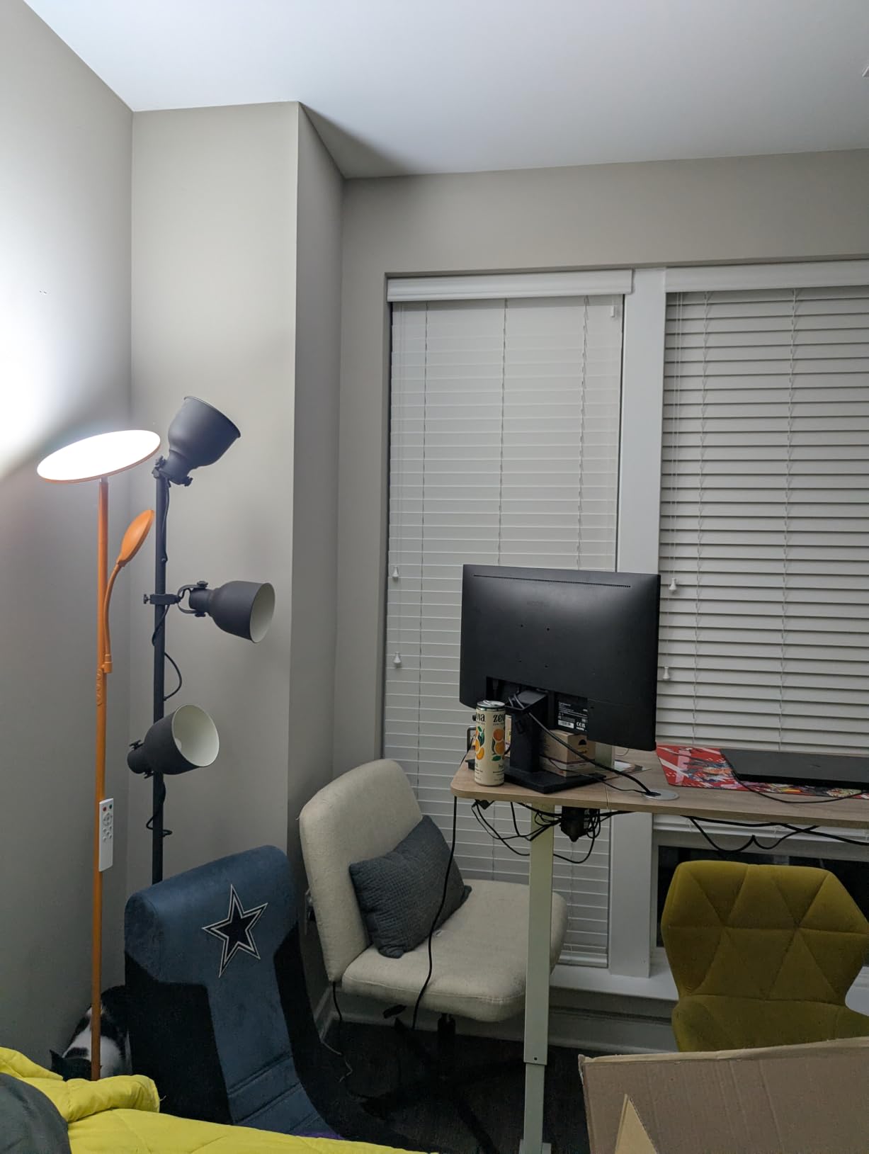 marctronic Floor Lamps for Living Room, 44W/4500LM Super Bright 2 in 1 LED Floor Lamp with Remote, Stepless Dimmable, 69