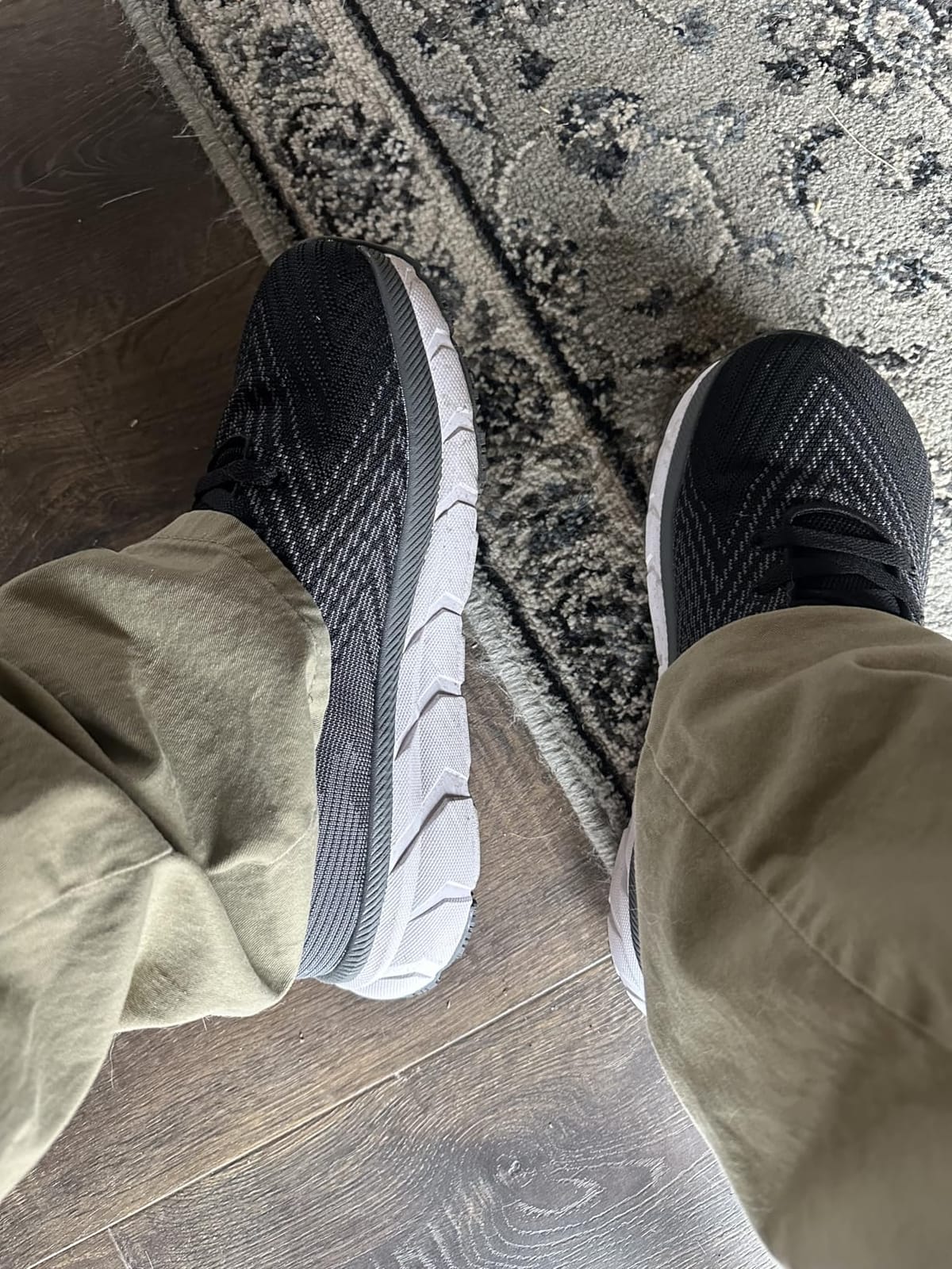 FitVille Extra Wide Toe Box Walking Running Shoes for Men - FlowCore customer photo 1