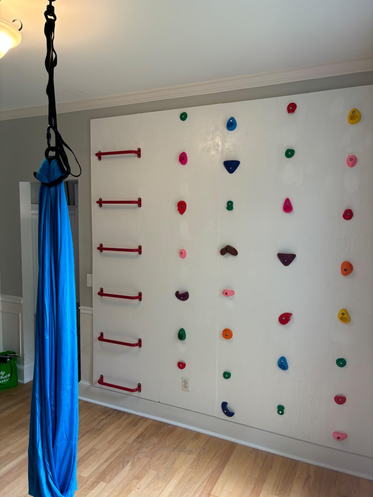 17 Inch Black Indoor Monkey Bars Ladders Playground Handles 6 Pack customer photo 2