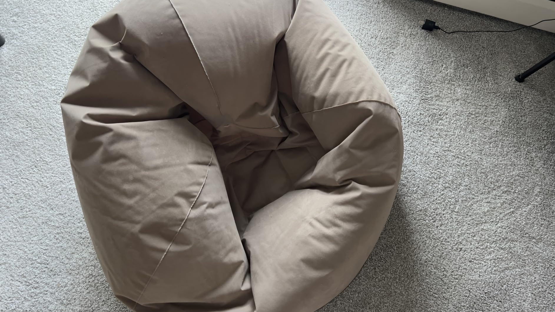 Beanless Bag Inflatable Chair, Air Sofa Outdoor Inflatable Lazy Sofa Chair No Filler,Washable Couch Bean Bag Chair Folding,for Organizing Plush Toys Or Memory Foam (Blue) customer photo 1
