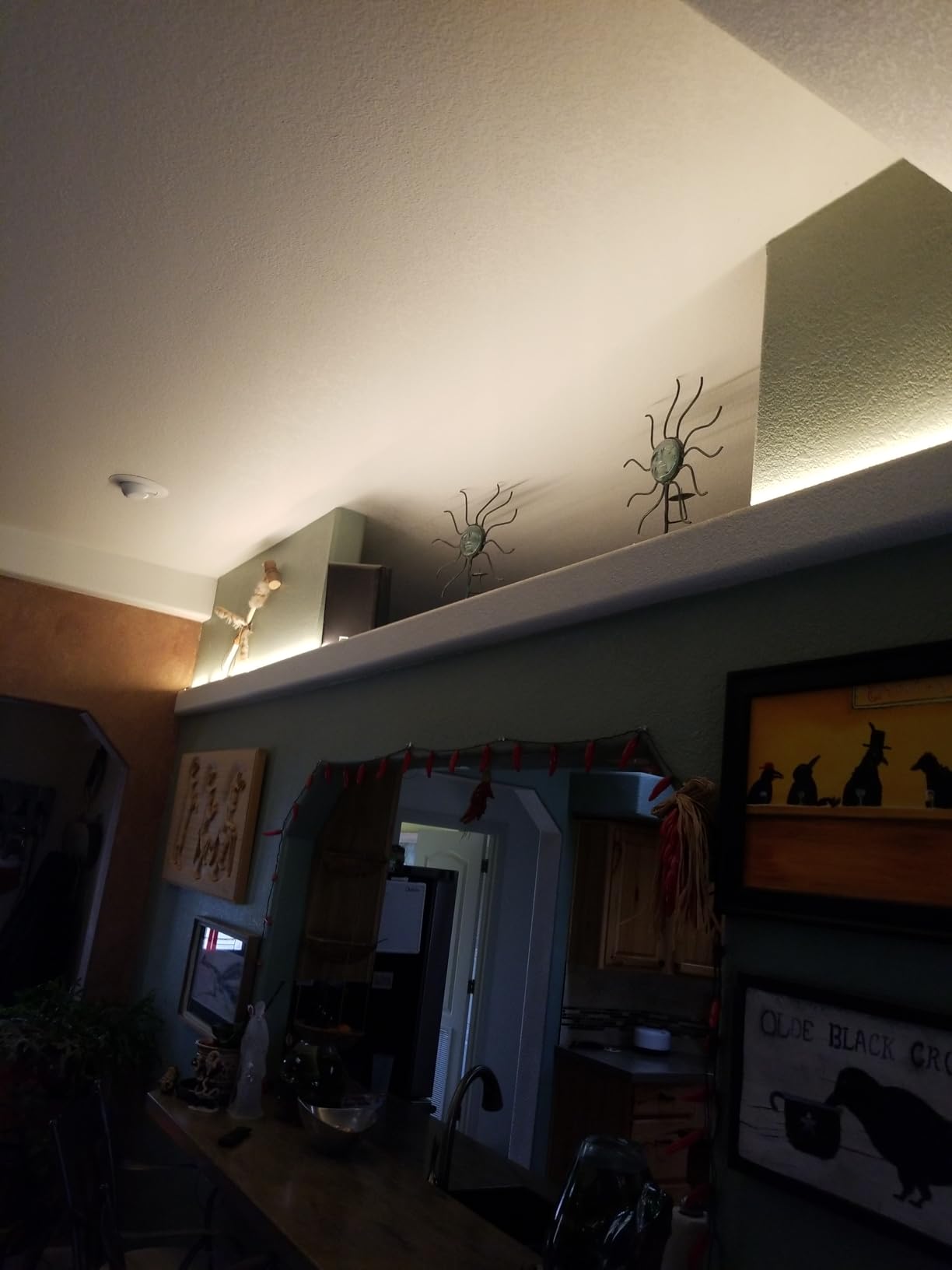 COB LED Strip Lights White 32.8ft, Dimmable Tunable White 2700K-6500K, No Spot Continuous LED Light Strip, CRI93+, RF Remote, Flexible LED Tape for Cabinet, Kitchen, Bedroom, Mirror customer photo 1