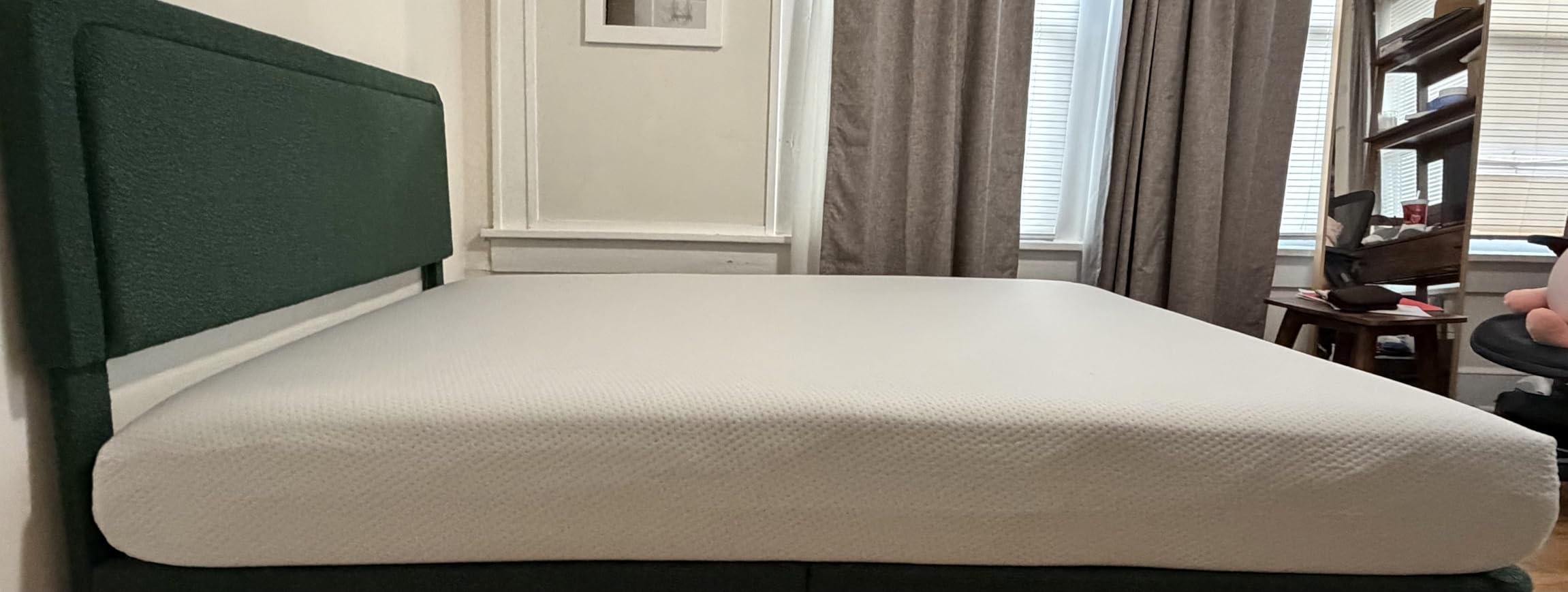 Zinus 10 Inch Queen Green Tea Memory Foam Mattress, Medium Firm Feel customer photo 2