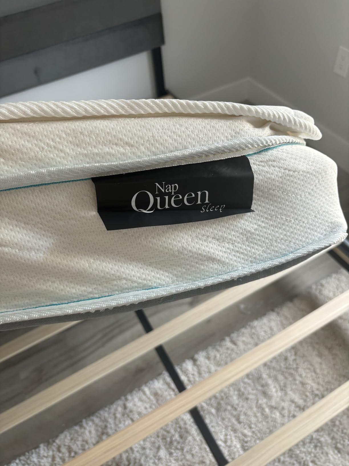 Zinus 6 Inch Queen Green Tea Memory Foam Mattress, Medium Firm Feel | Pressure-Relieving Comfort & Full-Body Support, Naturally Fresh, CertiPUR-US & OEKO-TEX Certified Safe Materials customer photo 2