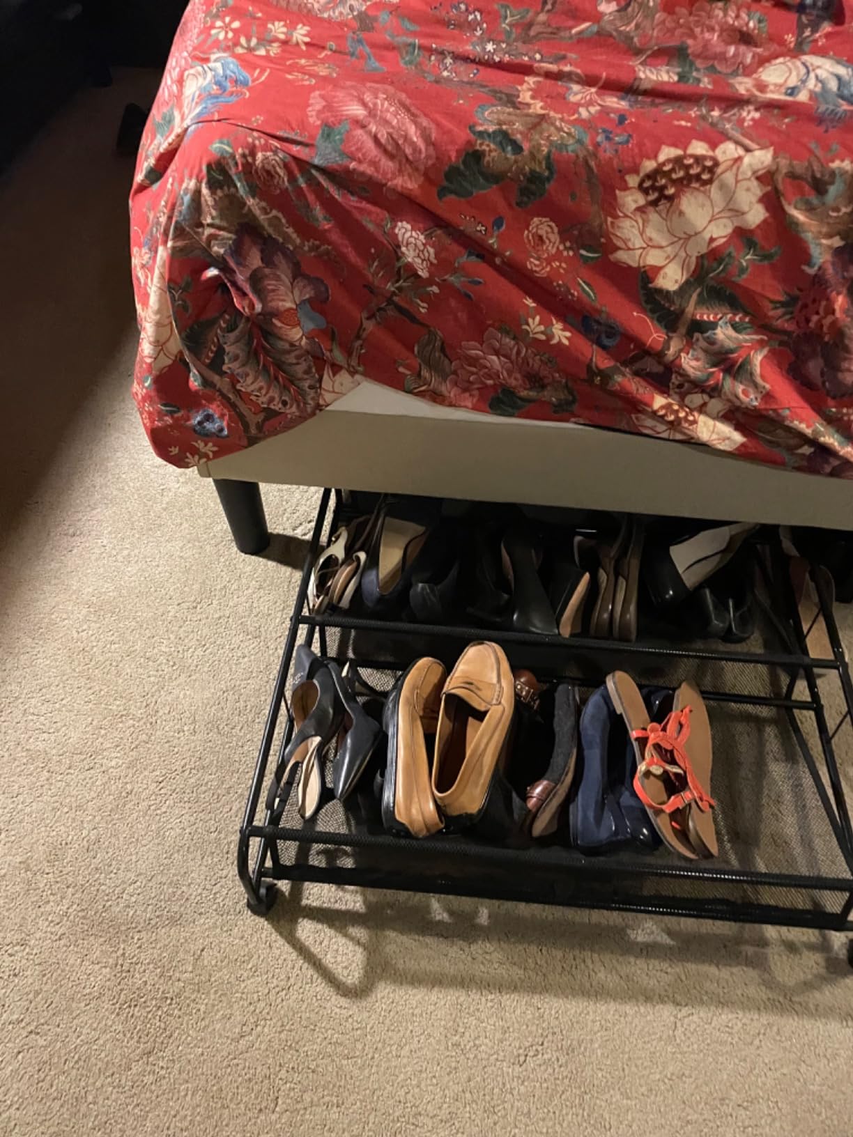 Under Bed Shoe Storage, Rolling Under-bed Storage Containers customer photo 2