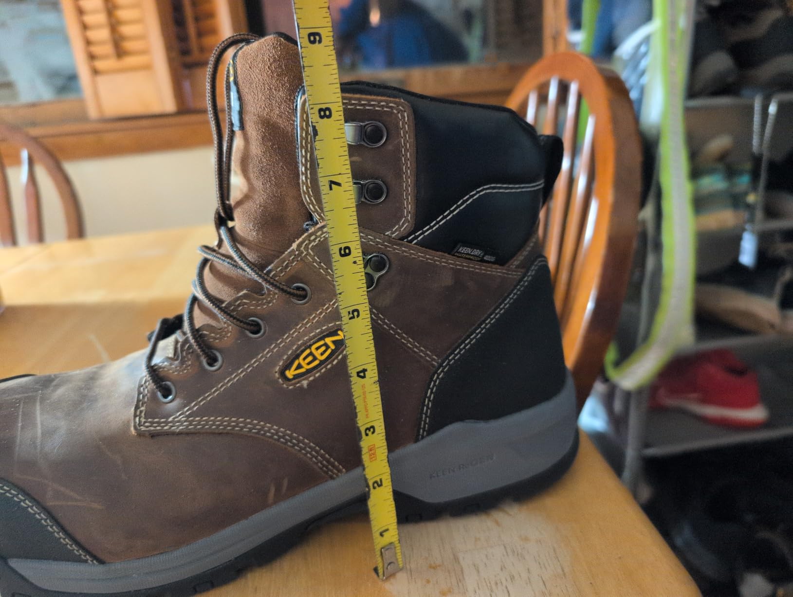 KEEN Utility Men's Evanston Composite Toe Waterproof Insulated Work Boots customer photo 2