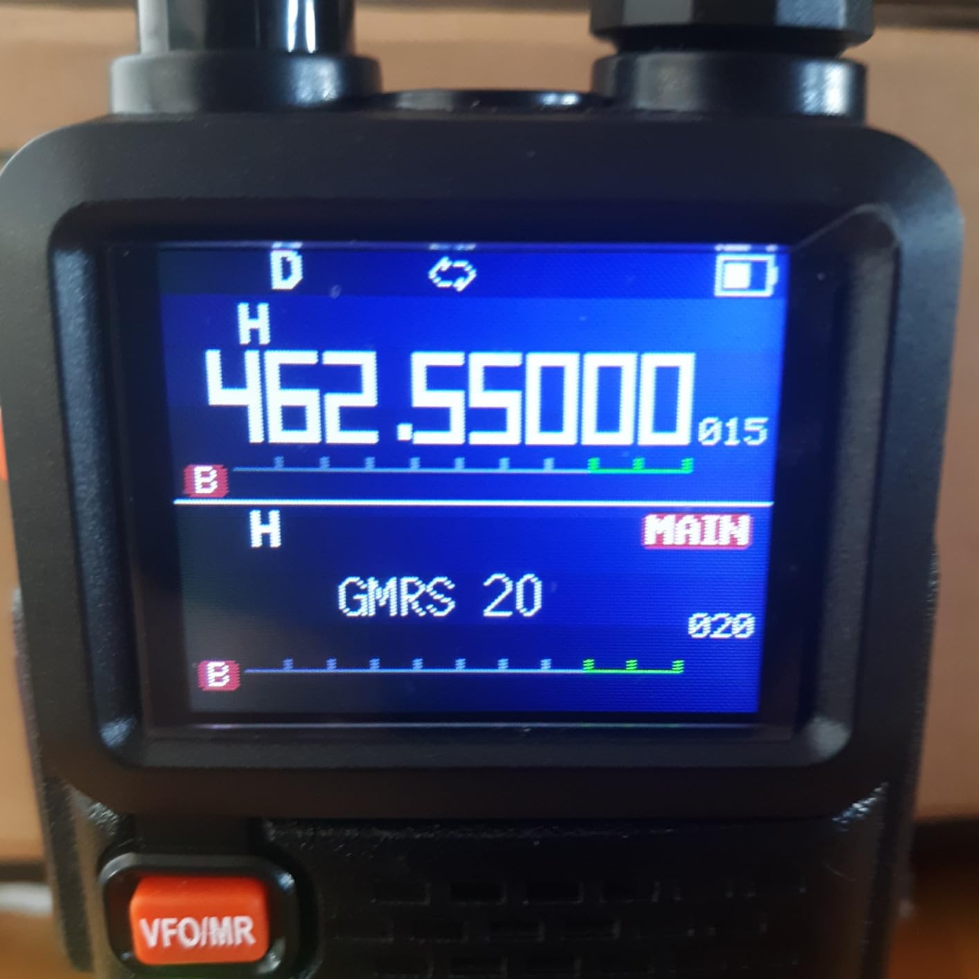 Ham Radio Baofeng Radio 5RM 10W Long Range Handheld AR-5RM Two Way Radio UV-5R NOAA Weather Receiver Rechargeable Walkie Talkies Longe Range DTMF Copy Frequency 999CH with Type C Charging(1 Pack) customer photo 1