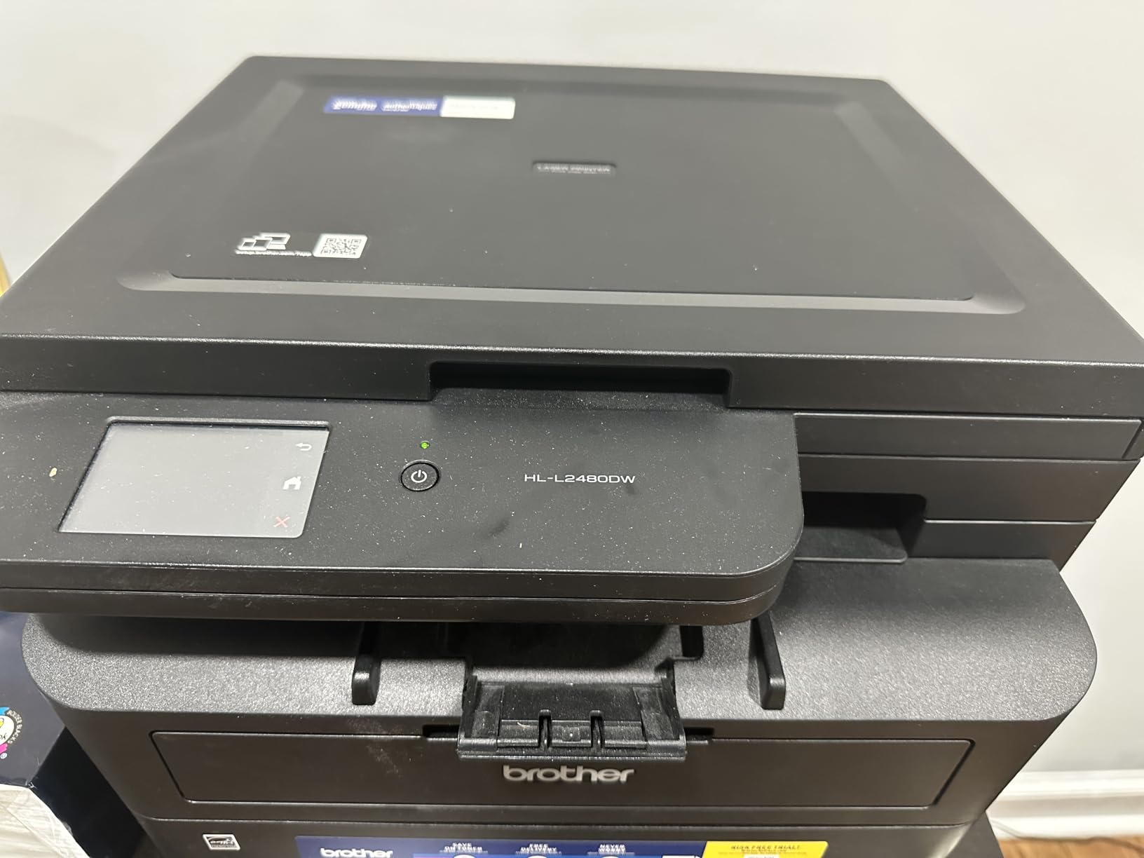 Brother HL-L2480DW Wireless Compact Monochrome Multi-Function Laser Printer with Copy and Scan, Duplex, Mobile, Black & White | Includes Refresh Subscription Trial(1), Works with Alexa customer photo 2