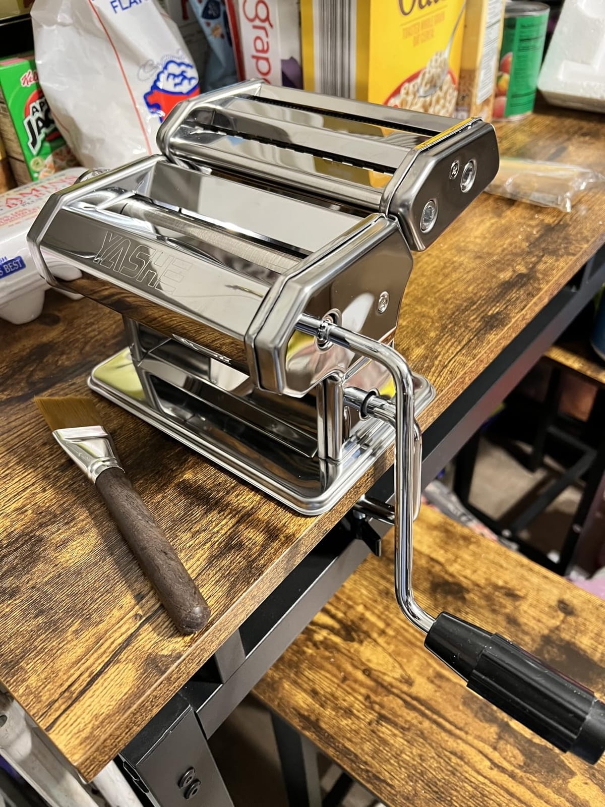 YASHE 3-in-1 Pasta Maker Machine with Adjustable Thickness customer photo 2