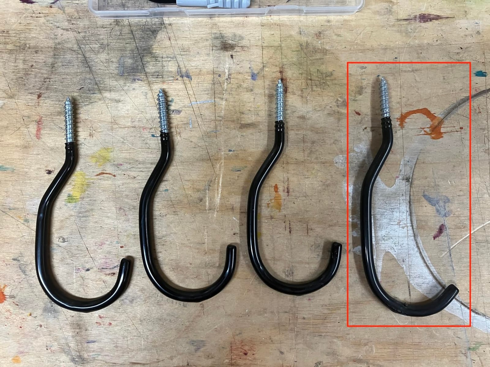 GURADESIGN 8-Pack Heavy Duty Bike Hook, Loading Capacity 100 LBS, 6 inch, Bike Hooks for Garage Wall and Garage Ceiling customer photo 2