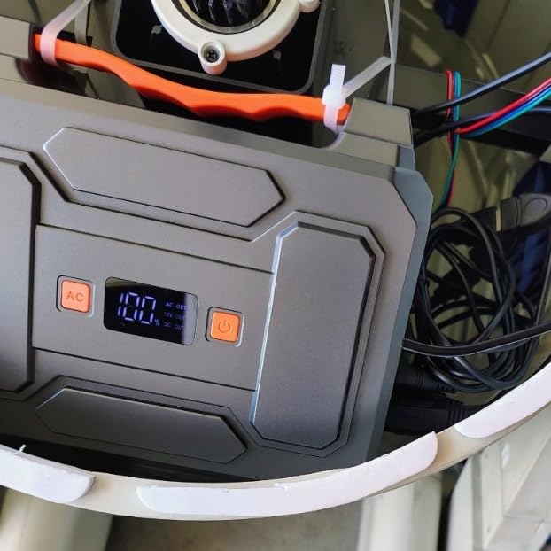 Portable Power Station, 146Wh 100W Solar Powered Power Bank with AC Outlet customer photo 2