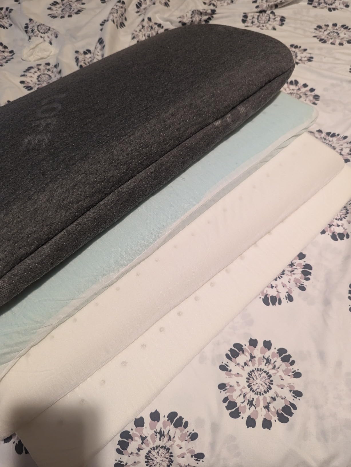 Adjustable Memory Foam Pillow, Side Sleeper Pillow to Softness/Support | 10 Heights of Adjustable Piliow for Neck Pain Relief, CertiPUR-US Memory Foam Plilow for Stomach/Side/Back Sleeper customer photo 1