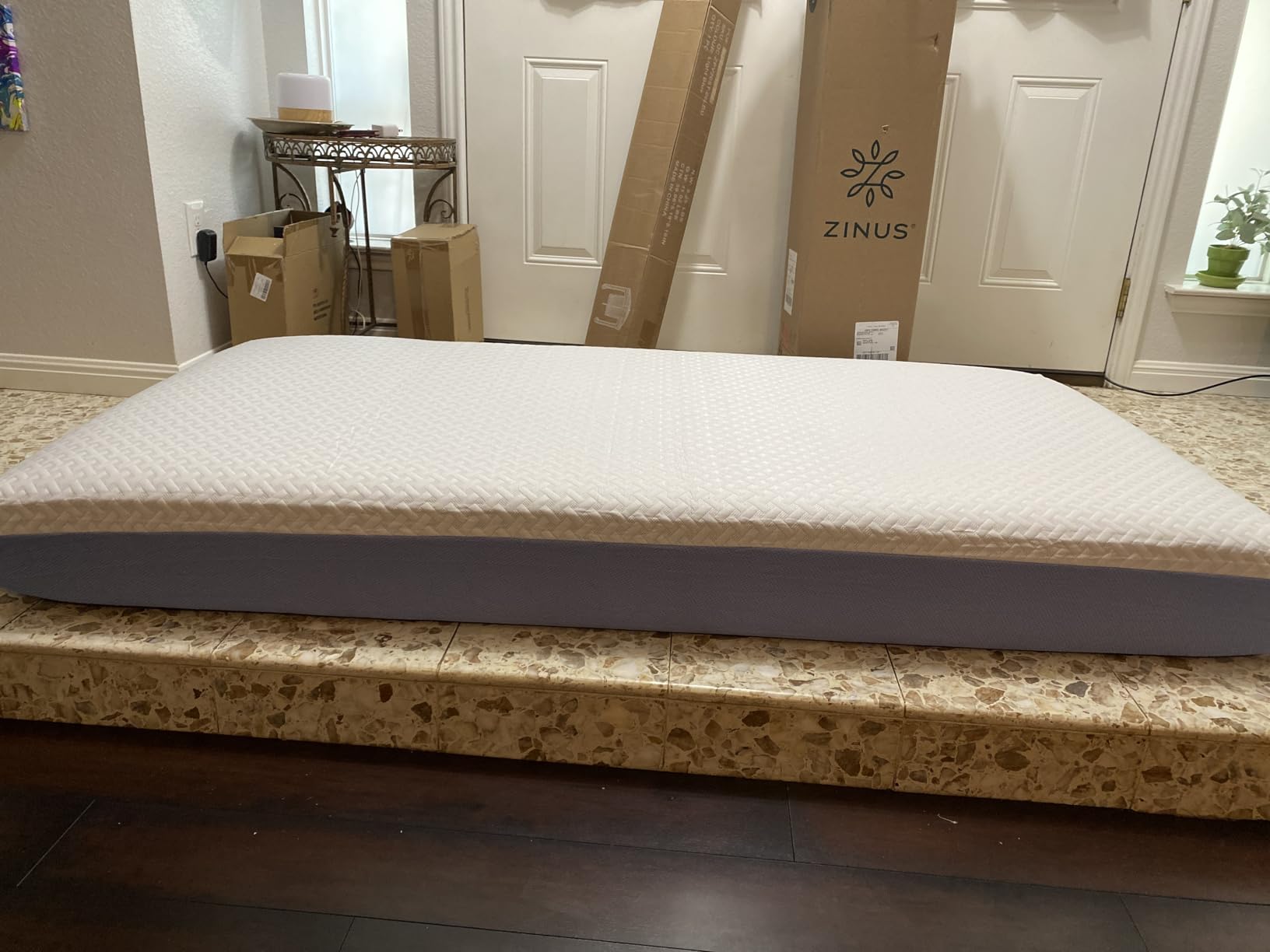 Zinus 8 Inch Twin Cooling Essential Memory Foam Mattress, Medium Feel | Designed for Cooler Sleep, Soothing Pressure Relief, Just-Right Medium Feel, CertiPUR-US & OEKO-TEX Certified Materials customer photo 2