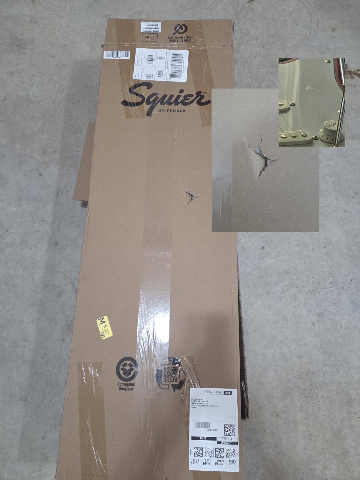 Fender Squier Debut Series Stratocaster Electric Guitar, Beginner Guitar, with 2-Year Warranty, Includes Free Lessons, Black with Matte Finish customer photo 2