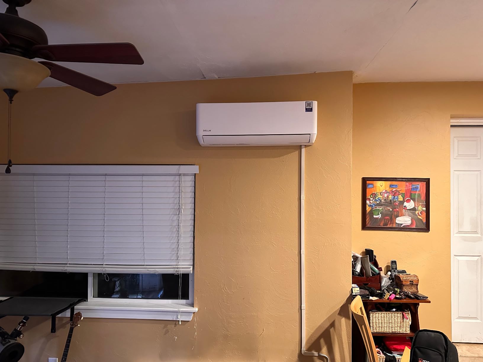 DELLA Optima Series 18000 BTU Mini Split AC with Soft Airflow, Hyper Heat Down to -13°F, Up to 1000 Sq. Ft, 23 SEER2 230V,Energy Star,WiFi & Alexa,Inverter AC,1.5 Ton Pre-Charged Heat Pump,16.4ft Kit customer photo 2