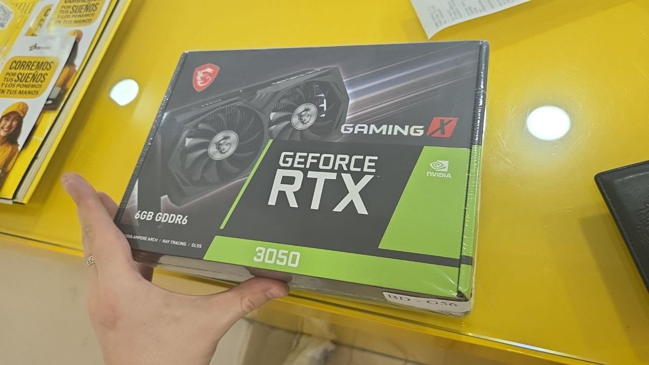 Gaming GeForce RTX 3050, Desktop, 6G Graphics Card (Nvidia, 96-Bit, Boost Clock: 1507 MHz, 6GB GDDR6 14 Gbps, HDMI/DP, Ampere Architecture) customer photo 2