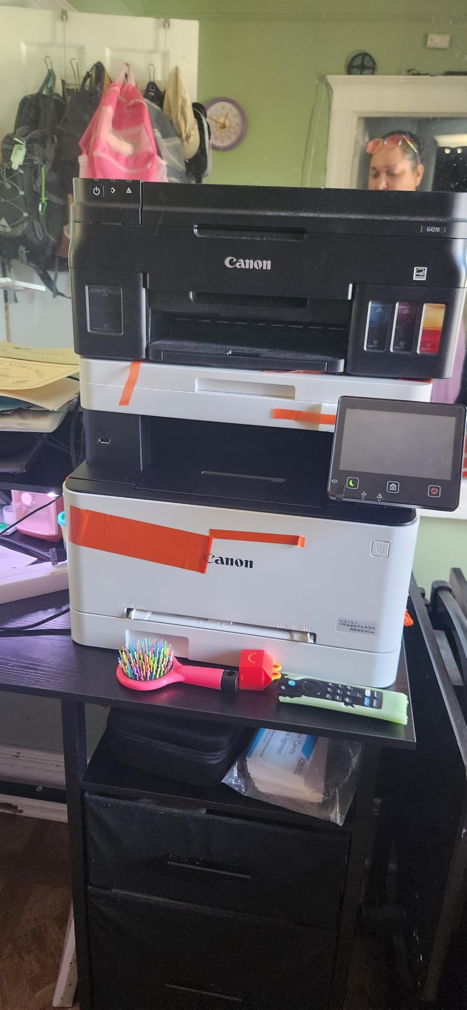 Canon Color imageCLASS MF652Cw - Wireless Laser Printer, Multifunction with Scanner, Copier, Mobile Ready, 3 Year Limited Warranty, 22 PPM Color, White customer photo 1