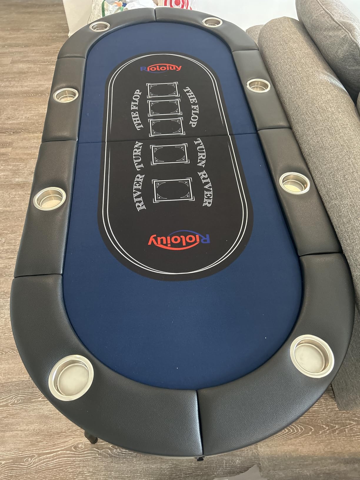 Rioloiuy Poker Table Foldable, 71