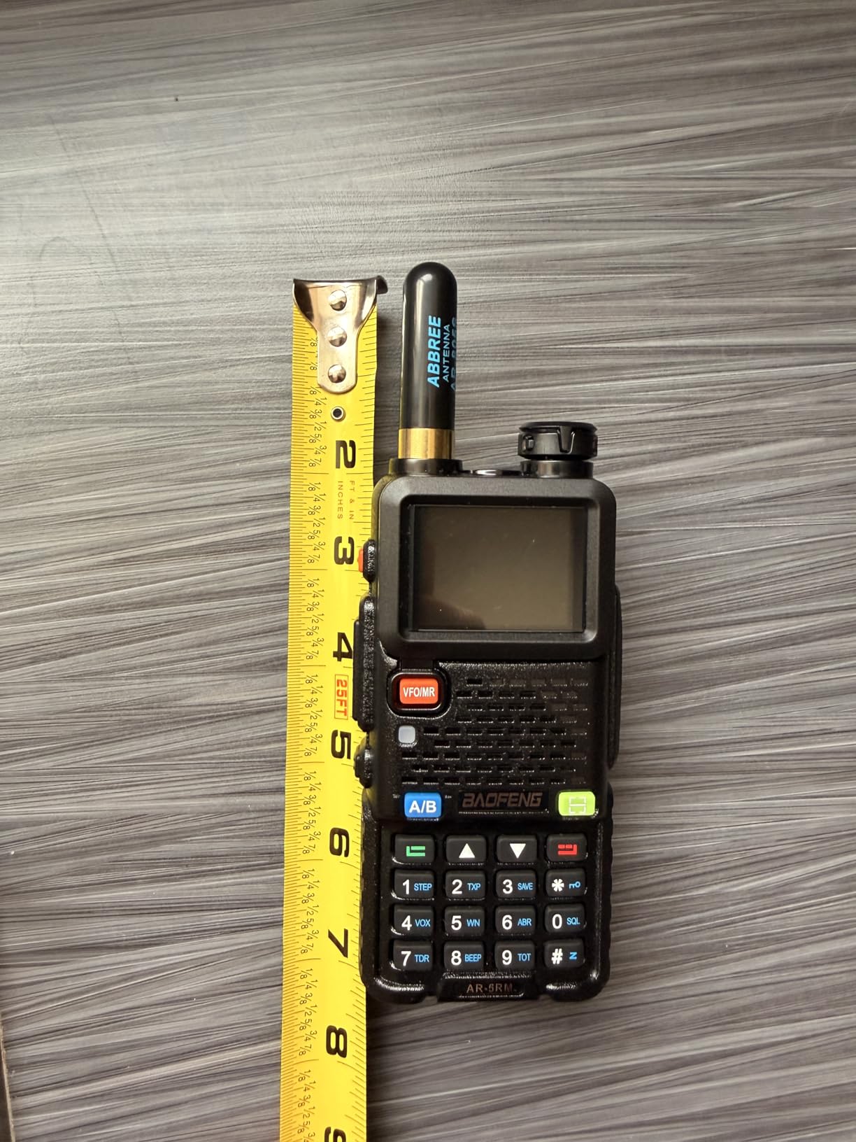 Baofeng Radio Ham Radio Handheld UV-5R Upgrade Long Range Rechargeable AR-5RM 10W NOAA Weather Emergency Tactical Two Way Radio with Programming Cable for Survival Gear Hunting Camping,2 Pack customer photo 2