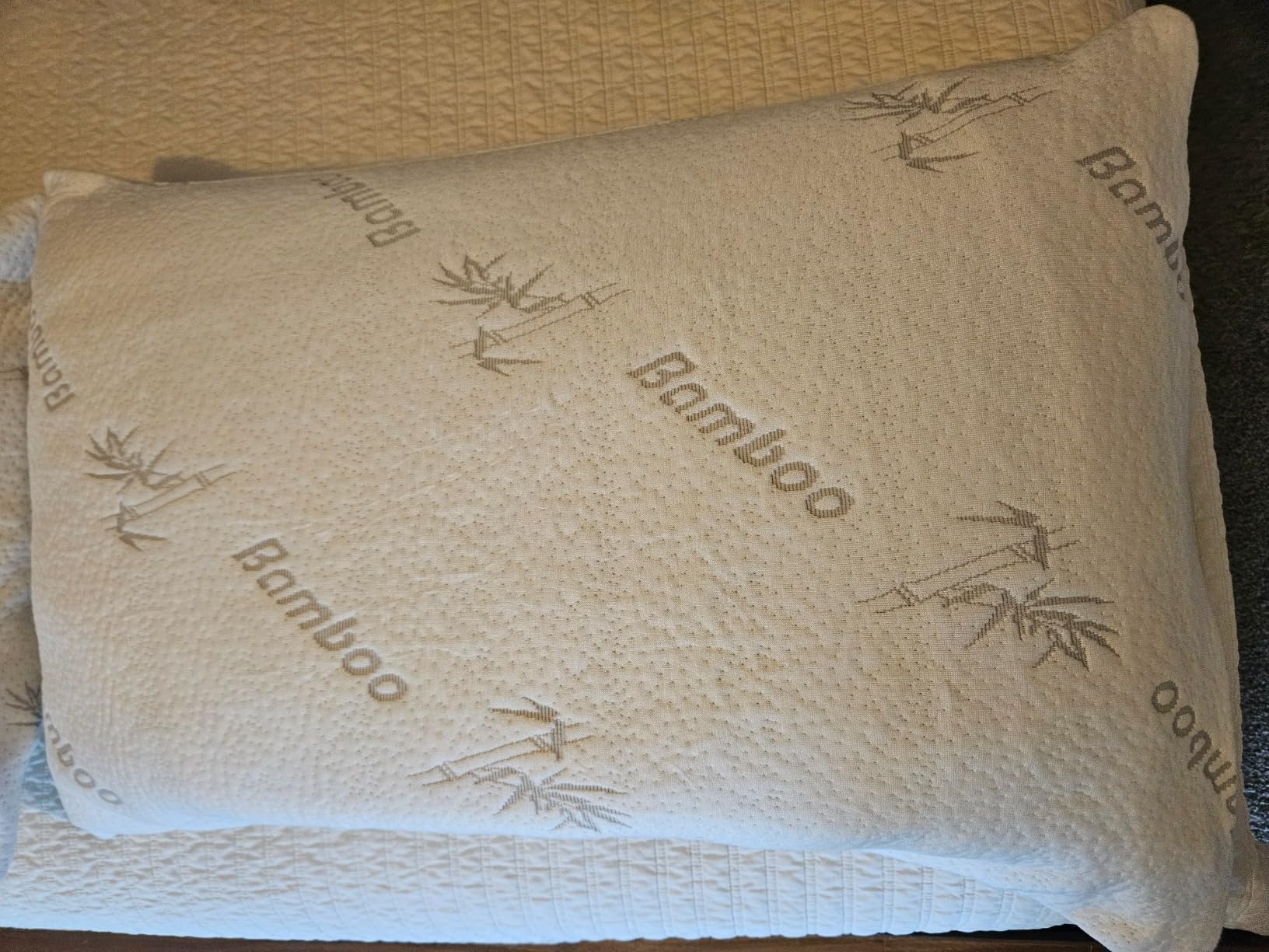 Cloud-Like Pillow Protectors with Zipper Standard Size - Breathable Cooling Pillow Covers for Hot Sleepers - 100% Resistant to Stains, Dust & Dirt (White 2-Pack) customer photo 2