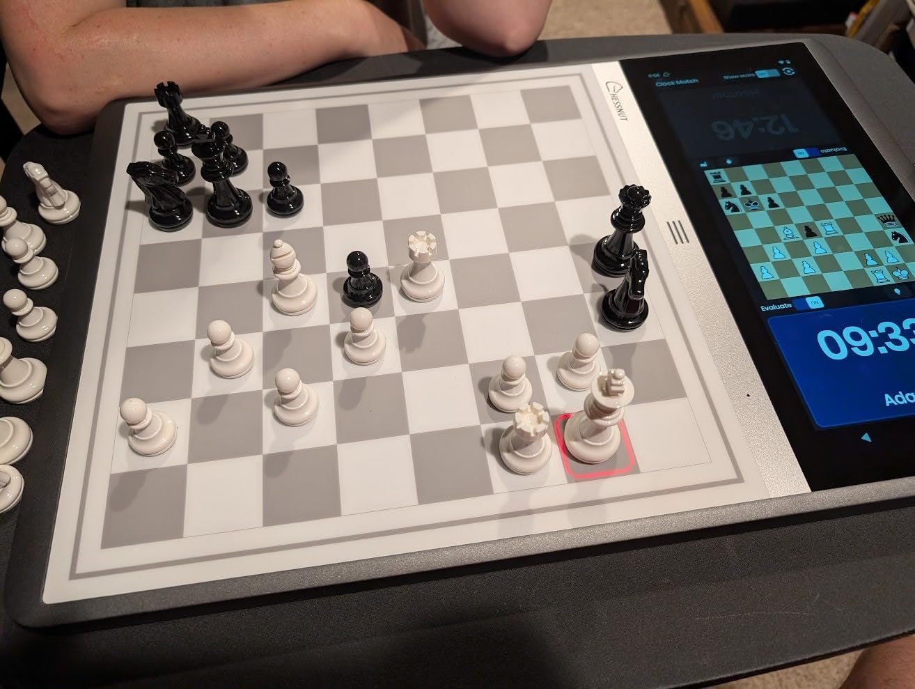 Chessnut Evo AI Chess Computer — Built-in Maia Engine, Customizable Chess Bot, Full Piece Recognition, LED Lights — Play Online on Major Chess Platforms — Smart Electronic Chessboard customer photo 1