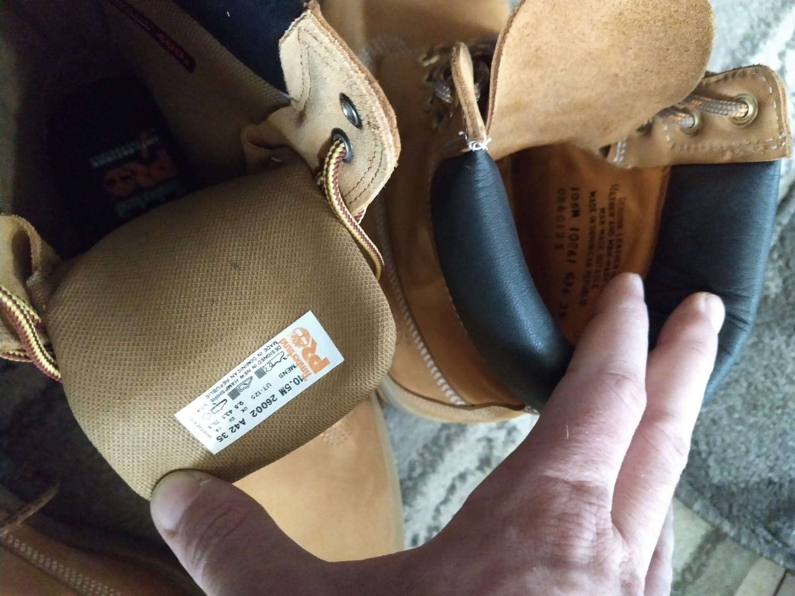 Timberland PRO mens Direct Attach 8 Inch Steel Safety Toe Insulated Waterproof Industrial Work Boot customer photo 2