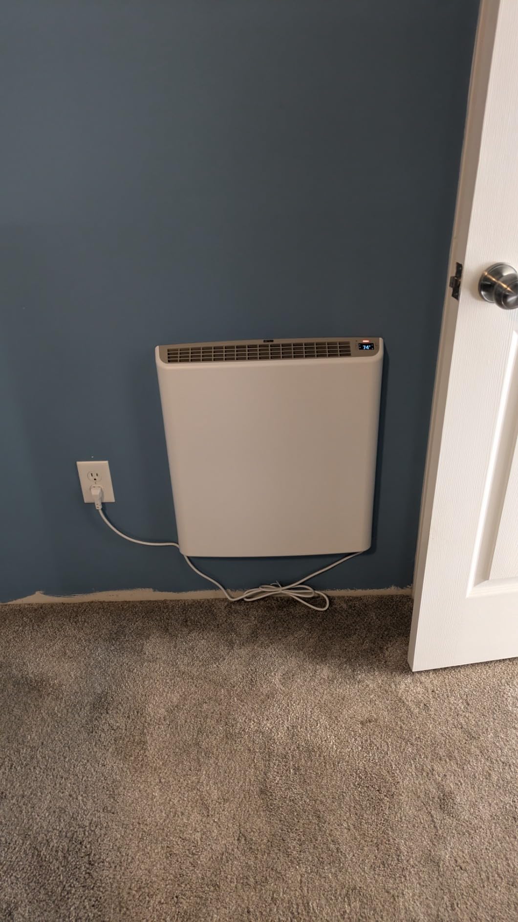 Smart Envi Wi-fi Plug-in Electric Wall Heater - Energy Efficient Smart Heaters for Indoor Use - App Controlled Electric Heater with Thermal Shut Off Switch - Compatible with Alexa & Google Home customer photo 2