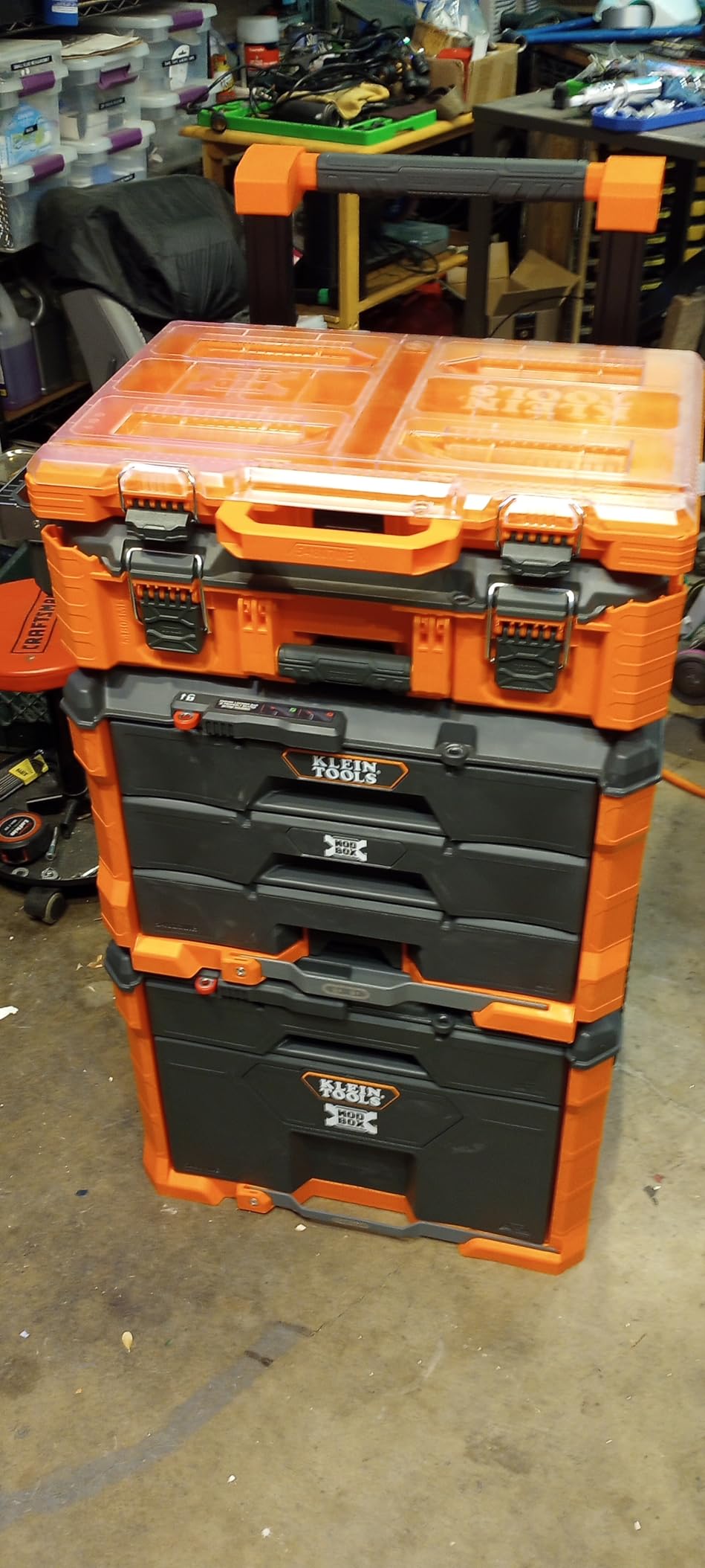 Klein Tools 54823MB MODbox 3-Drawer Tool Box Organizer customer photo 2