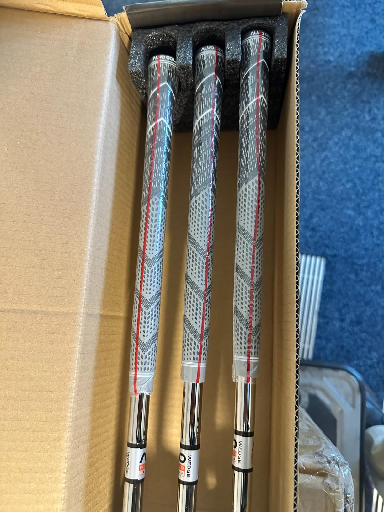 ALVO GOLF - Premium Full Face Golf Wedges, Golf Wedge Set and Singles, 3 Wedges 52/56/60/70 Degree,Lob,Gap,Sand Golf Club for Men, Premium Grip, Right Hand, max Spin customer photo 2