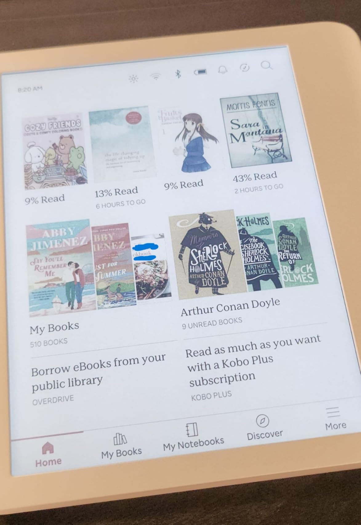 Kobo Libra Colour | eReader | 7” Glare-Free Colour E Ink Kaleido™ 3 Display | Dark Mode Option | Audiobooks | Waterproof | Black customer photo 2