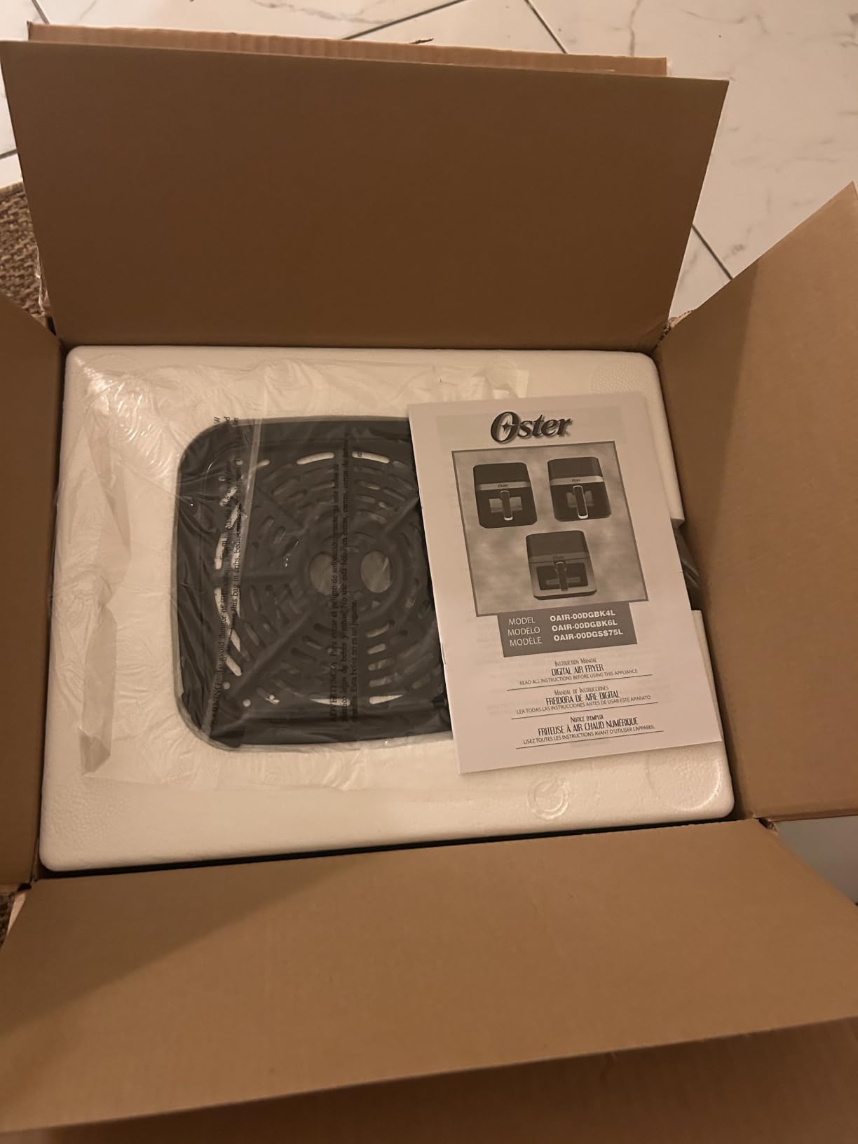 Oster 11-Quart Dual Air Fryer Oven with 2 Cooking Zones, Large Capacity Air Fryer with 6 Cooking Functions & 2 Baskets customer photo 1