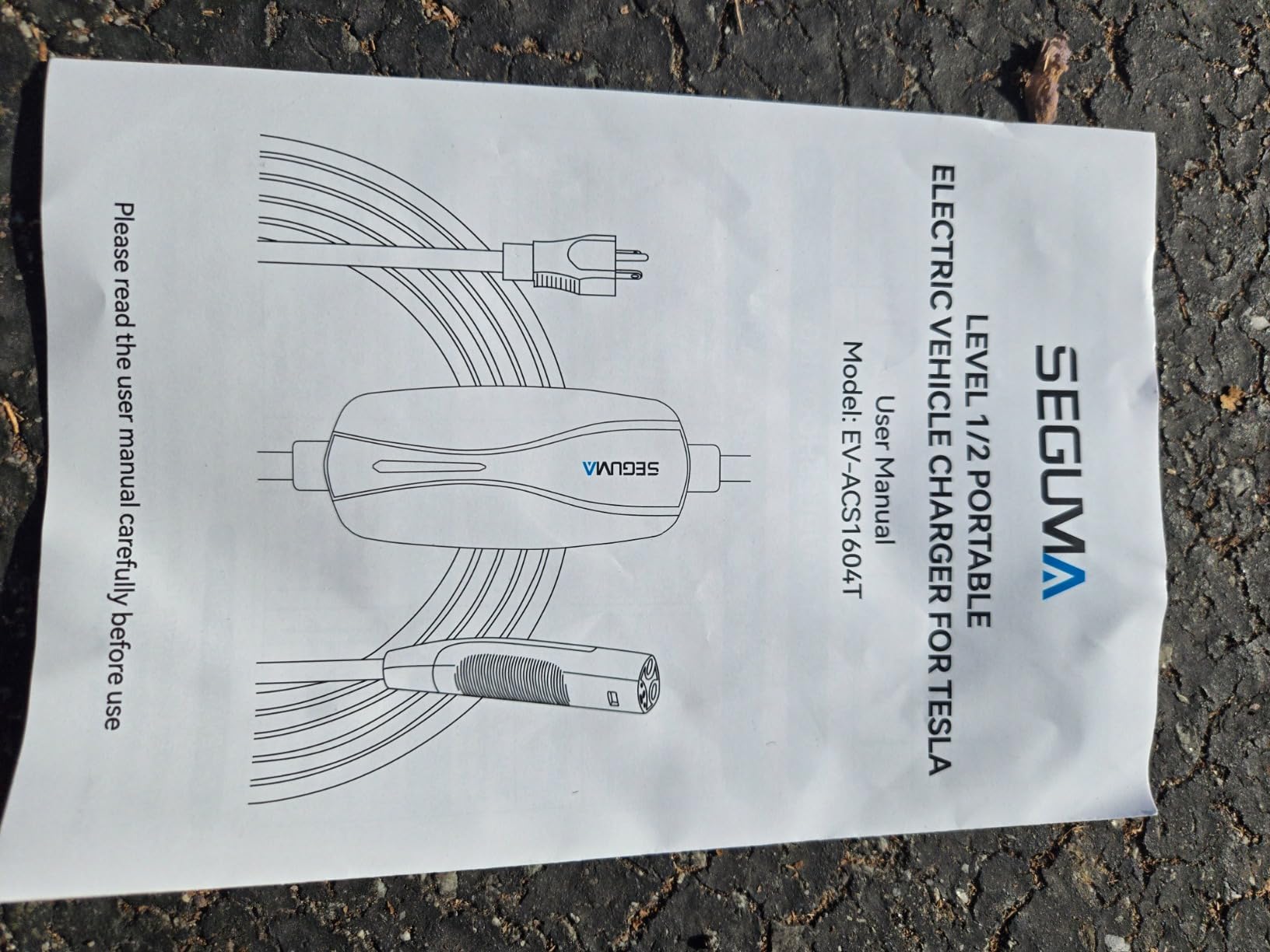 SEGUMA Level 1/2 Tesla Charger, 12A 120V w 5-15Plug &16A 240V w 6-20 Plug customer photo 2