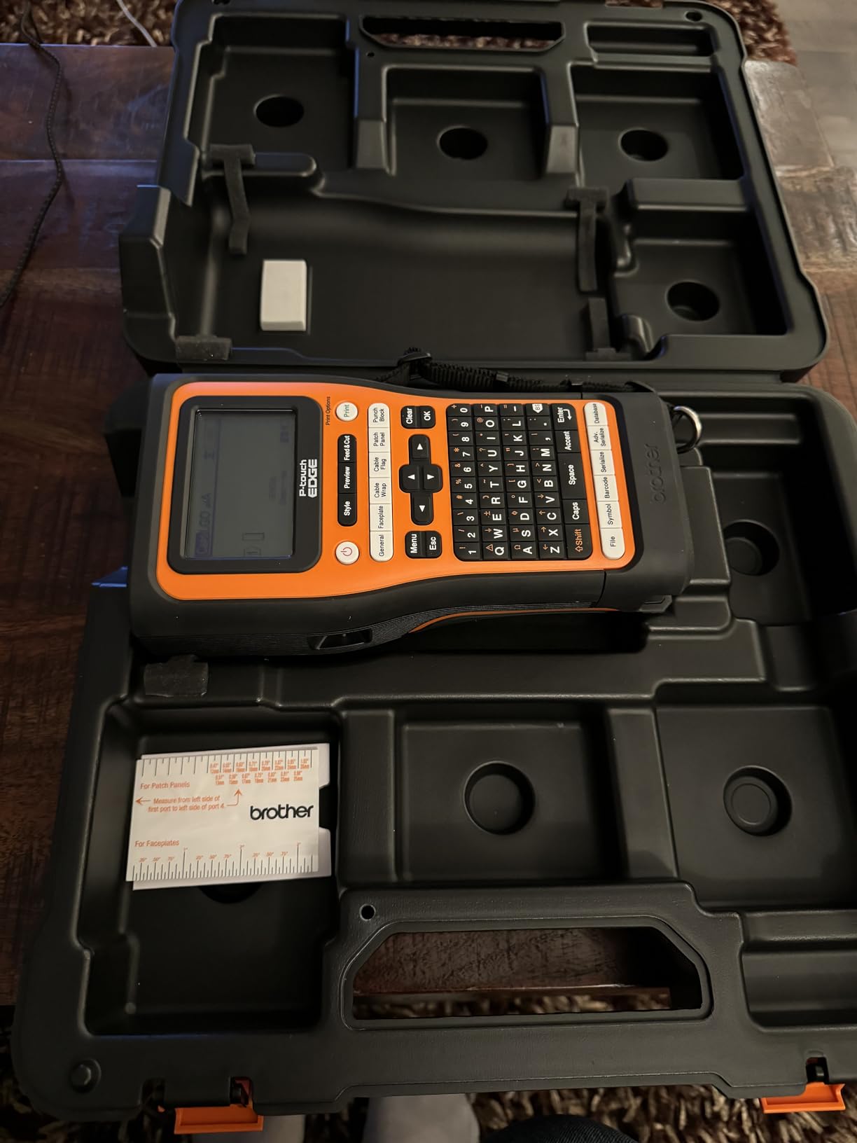 Brother PT-E560BT Industrial Label Printer Bluetooth Cutter | Advanced handheld label printer with Bluetooth, dual cutter, and support for 24mm labels customer photo 2