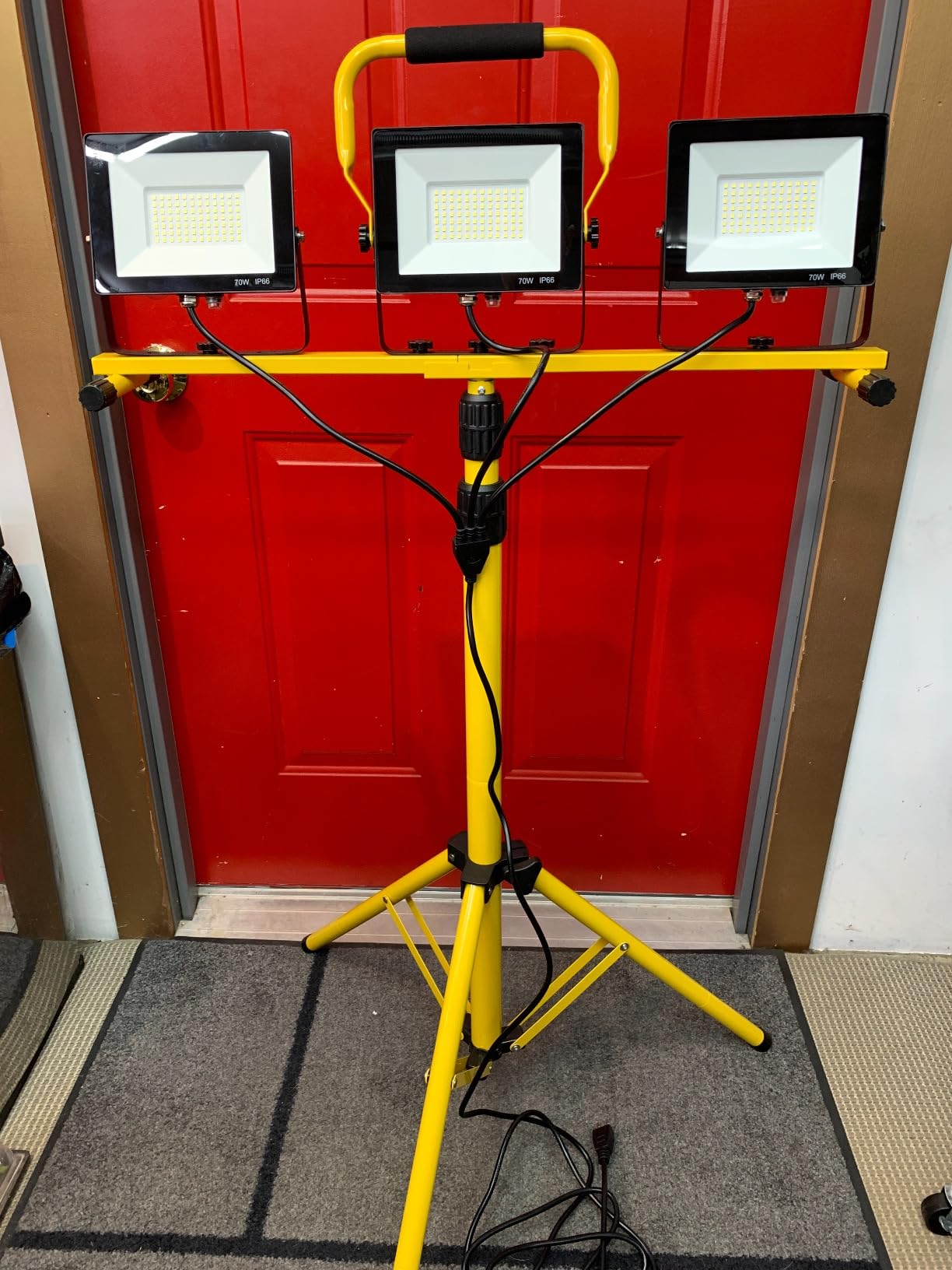 21000Lumens LED Work Lights with Stand, 3 Adjustable Work Lamp customer photo 2