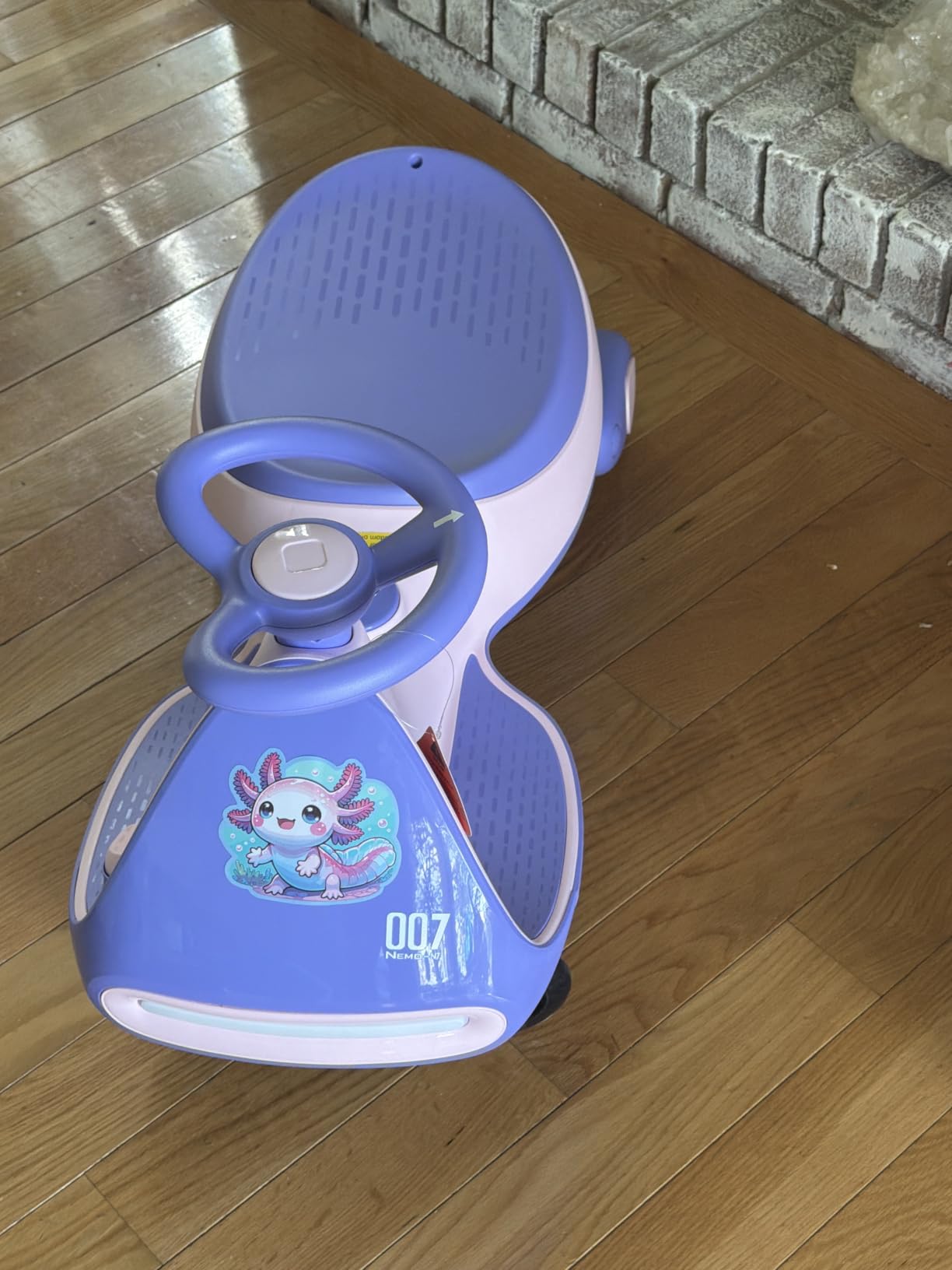 FanttikRide N7 Pro Electric Wiggle Car, Flashing Wheels, for Ages 3+, Blue customer photo 1