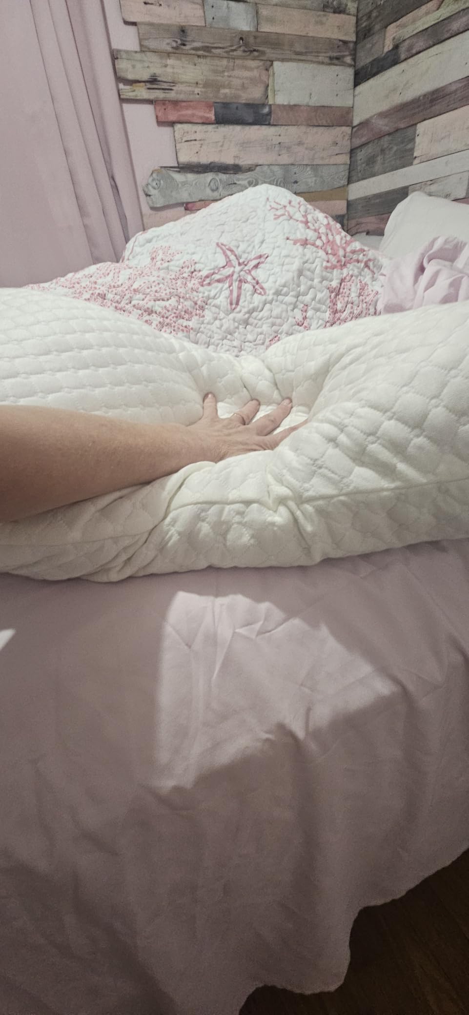 OAISZ Shredded Memory Foam Bed Pillows Queen Size Set of 2 for Sleeping | Adjustable Shredded Memory Foam Pillows, Cooling Bed Pillows for Side, Back and Stomach Sleepers, Removable Washable Covers customer photo 2