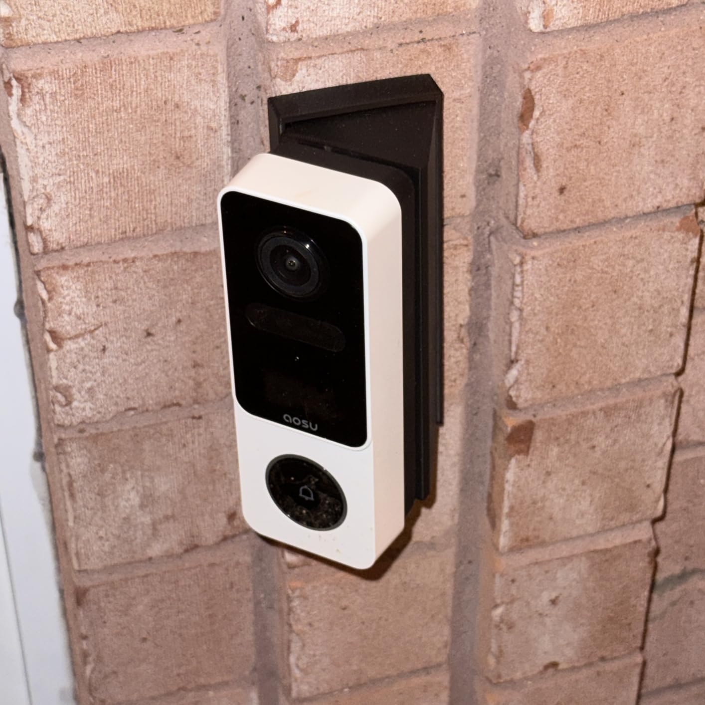 aosu Video Doorbell Camera Wireless, 2K QHD, 170° Wide Angle, 2.4 GHz WiFi | No Subscription Required, Head-to-Toe View, Person Detection Smart Alerts, Local & Cloud Storage, Battery Doorbell with Chime customer photo 2