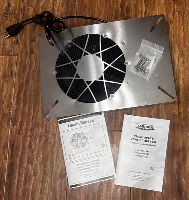Abestorm 260CFM Crawl Space Ventilation Fan, IP-55 Rated Commercial Stainless Steel Vent Fan with Humidistat & Thermostat, 6.7 Inch Ventilator with Isolation Mesh for Crawlspace, Basement, Garage customer photo 2