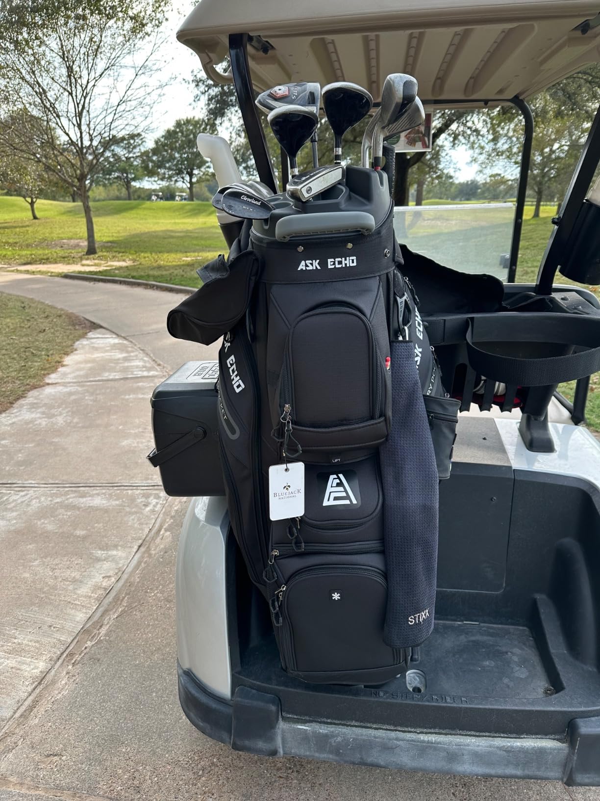 ASK ECHO T-Lock 3.0 Golf Cart Bag, Quiet 14-Way Full-Length Divider customer photo 1