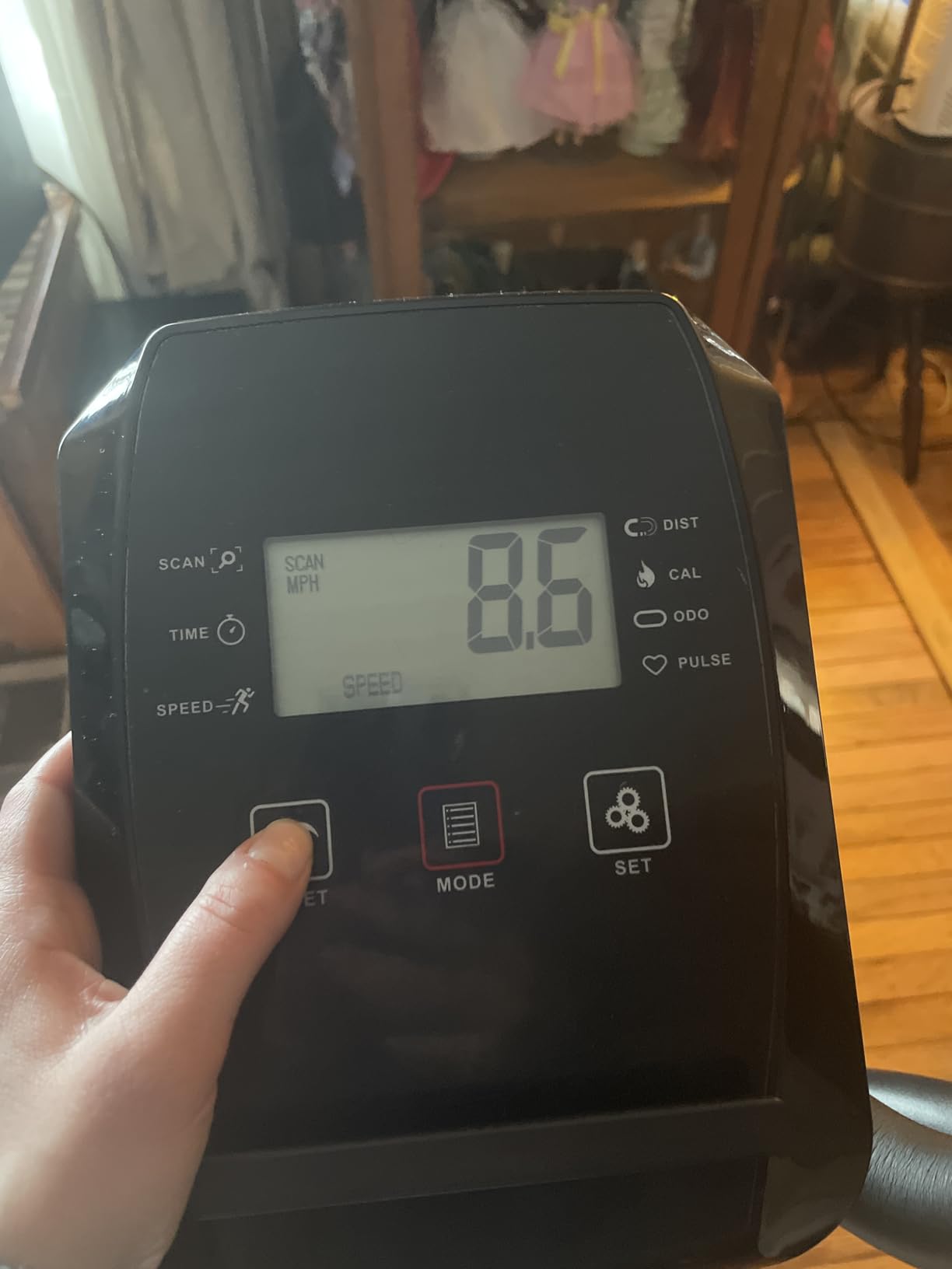 pooboo Elliptical Machine, Elliptical Exercise Machine with 16-Level Resistance&Quiet Magnetic Driving System, Elliptical Machine for Home with LCD Monitor&15.5-17IN Stride, 350LBS Weight Capacity customer photo 1