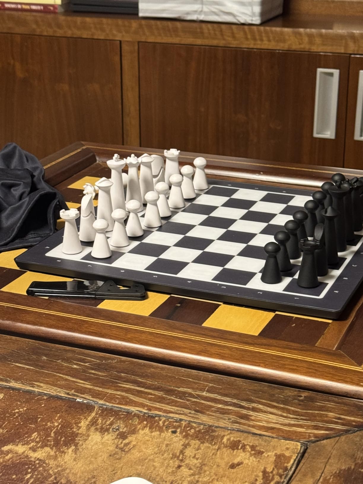 GoChess Mini Smart Chess Board AI Electronic Chess Game Set for All Levels | Real-time colorful coaching lights. Smart tech toy. 32 Difficulty Levels and Online Play. Connect to Lichess and Chess.com customer photo 1
