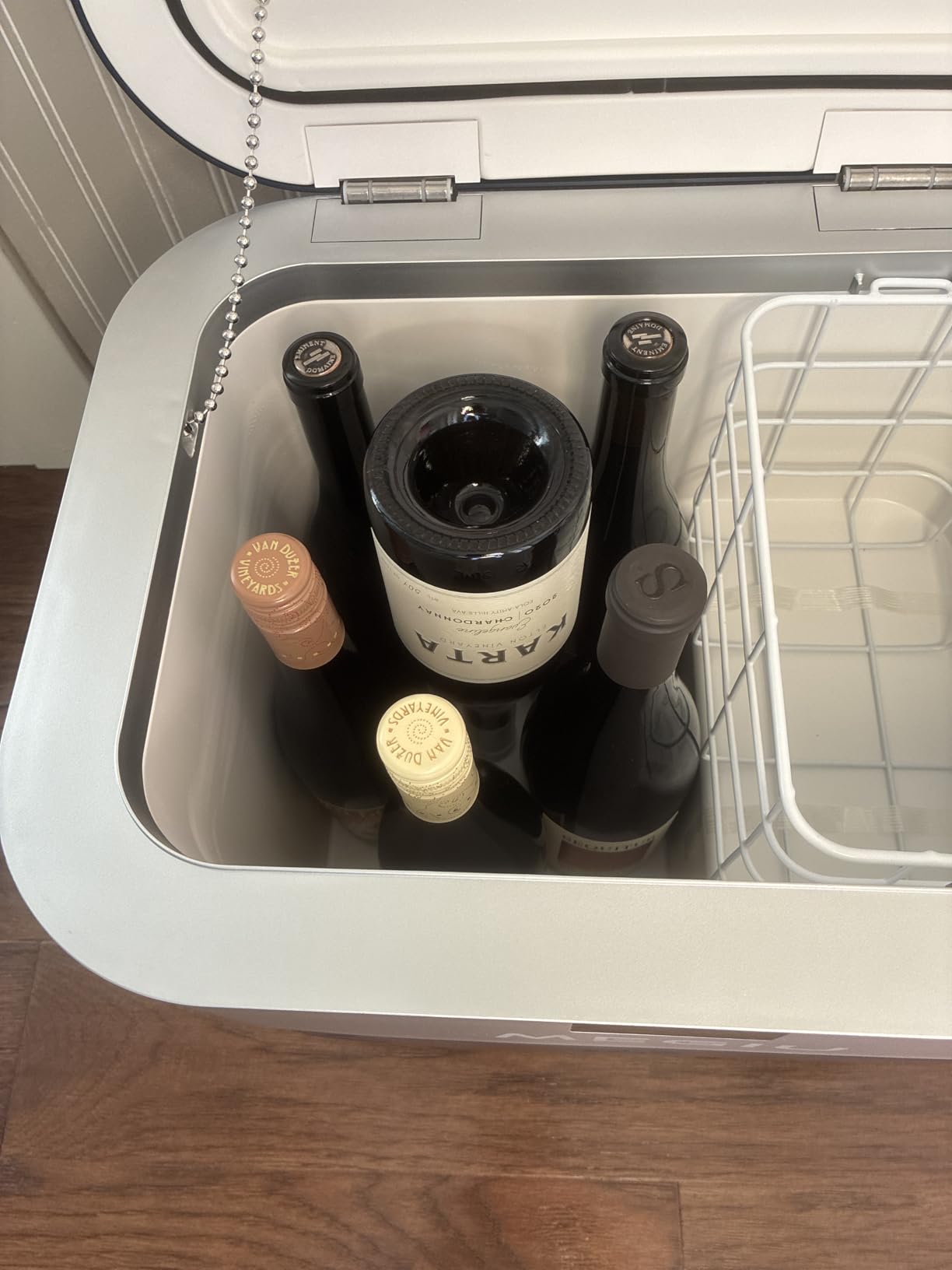 Megiu Car Fridge Portable 12 Volt Refrigerator 23 Quart (22 Liter) Freezer Compressor Cooler 12V/24V DC 110～240 V AC for Outdoor, Camping, Travel, Home Use -18℃~+15℃ (Green) customer photo 1