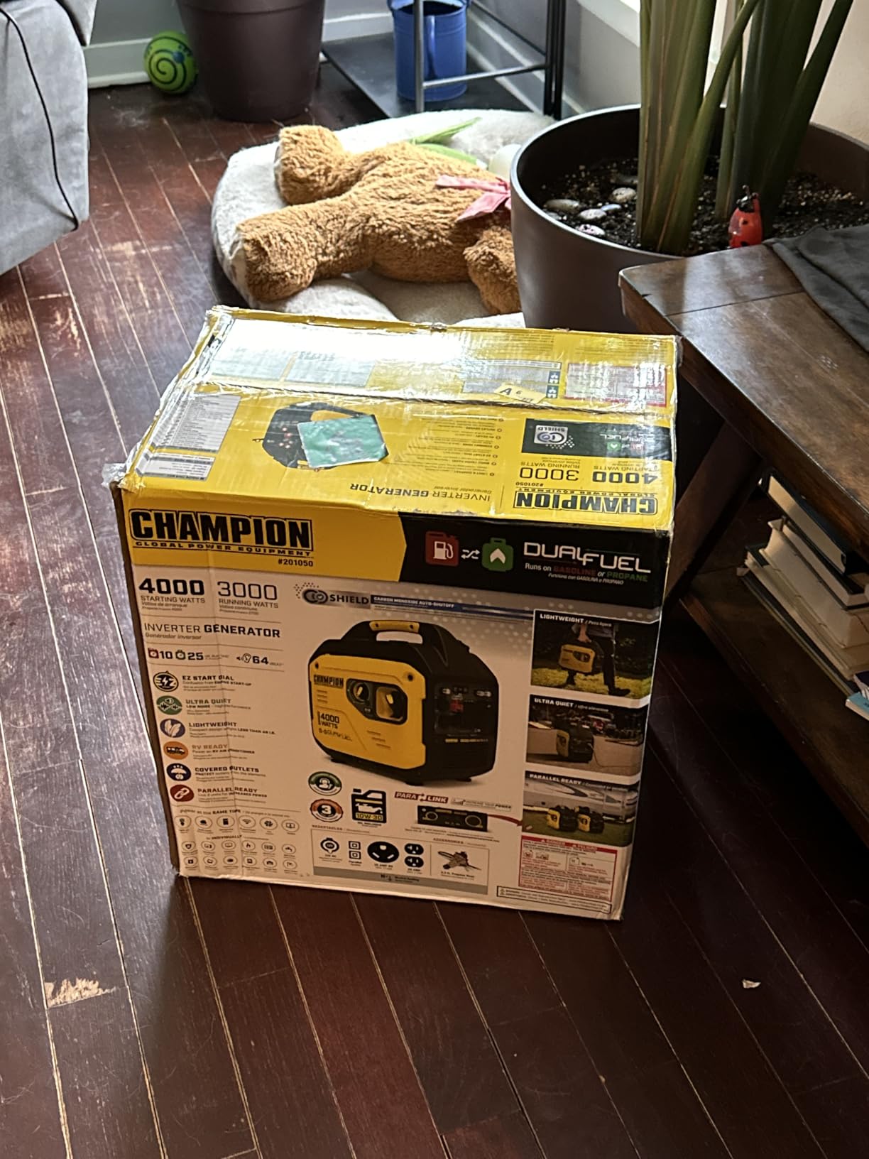 Champion 4000-Watt Dual Fuel RV Ready Portable Inverter Generator customer photo 1