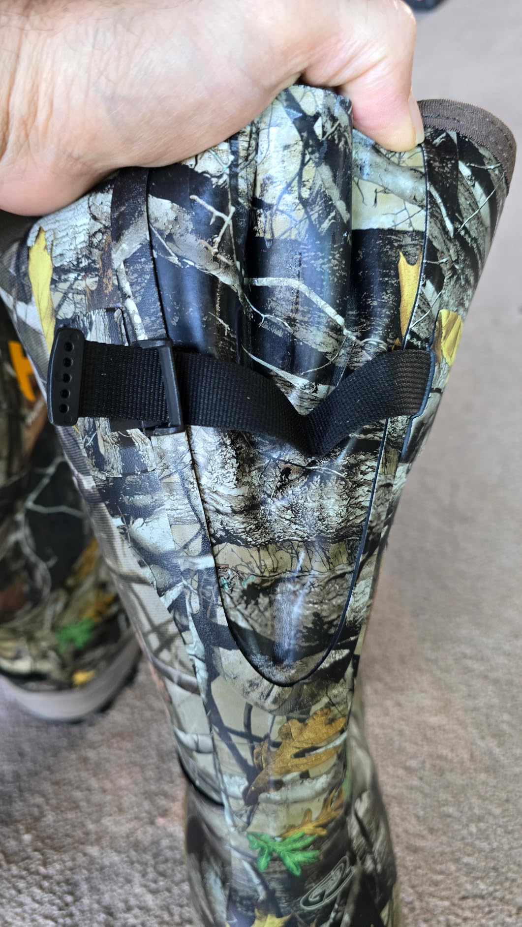 Hunthor 800g Insulated Hunting Boots for Men, Waterproof Rubber Boots customer photo 1